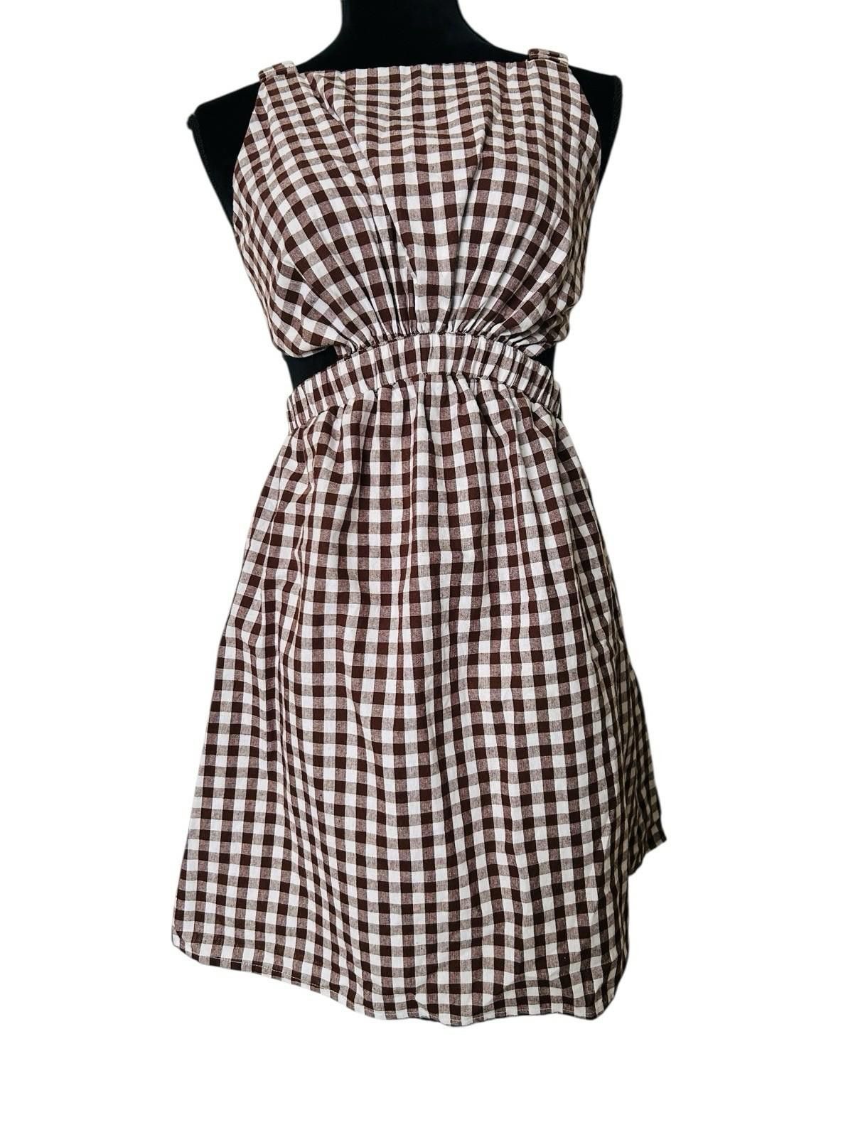 Other Dissh August Chocolate Gingham Dress - Sz AU 10 US 6 (008) Size M / US 6-8 / IT 42-44 - 9 Thumbnail