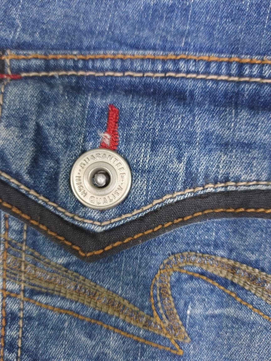 Japanese Brand Vintage Seriously Waxed Flare Bootcut Jeans Size US 32 / EU 48 - 10 Thumbnail