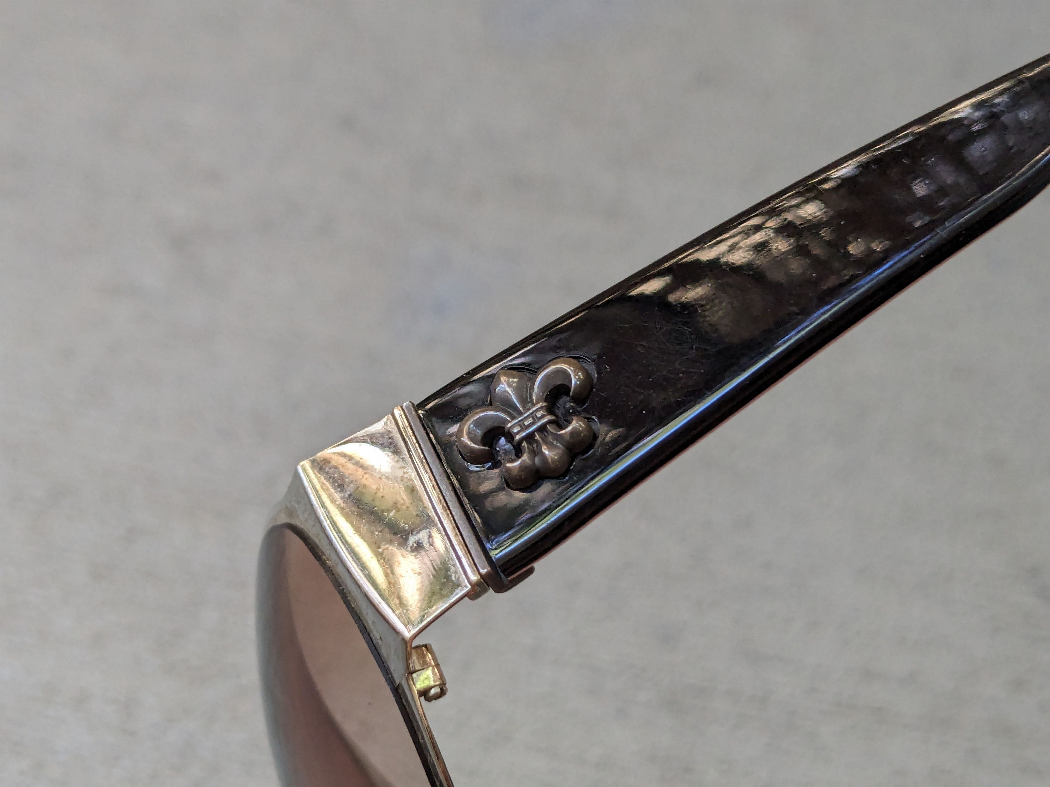 Chrome Hearts Chrome Hearts Backdoor Sunglasses Pink Brown Oval Oversized Size ONE SIZE - 7 Thumbnail