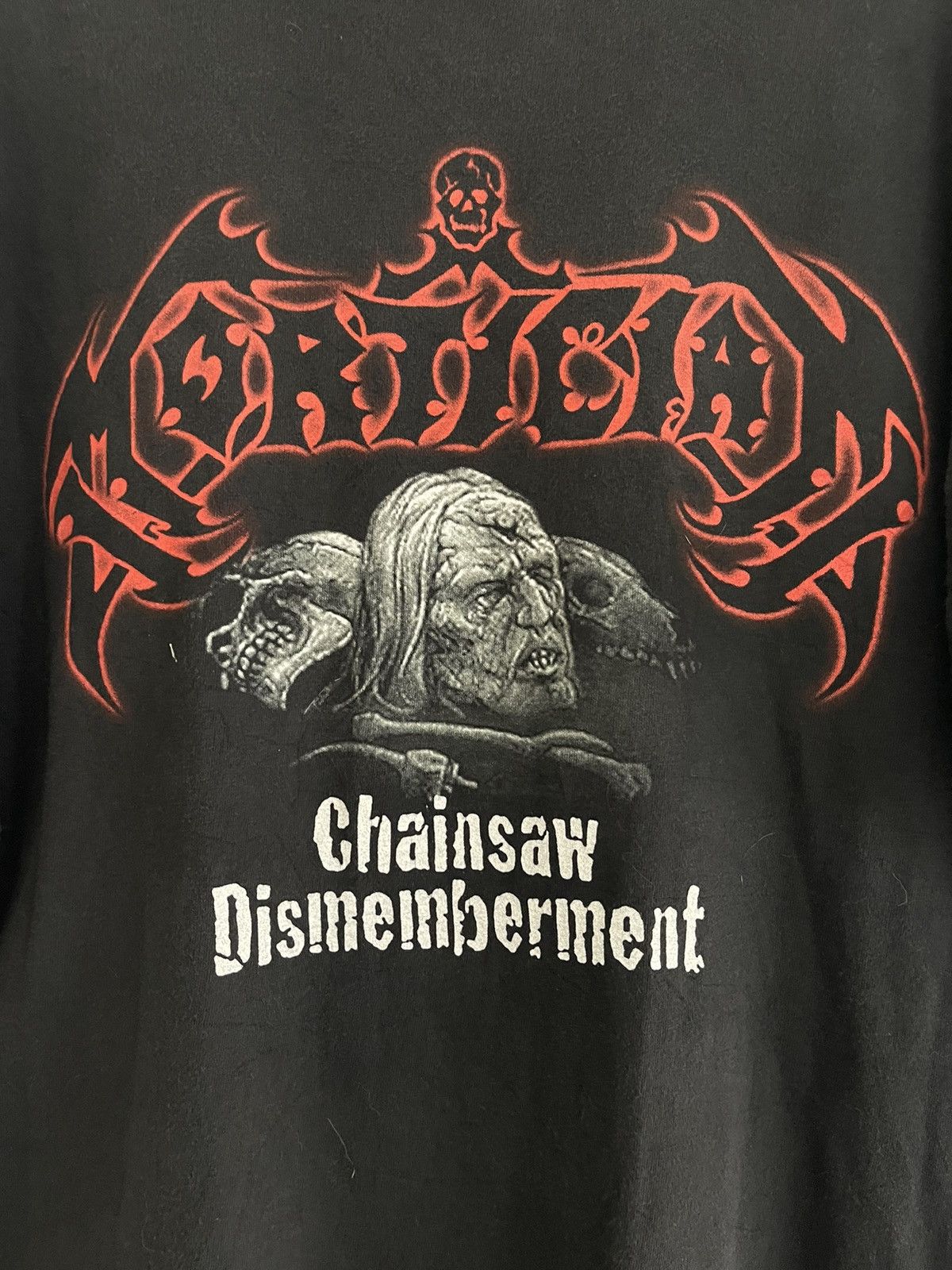 Band Tees Vintage Mortician Chainsaw Dismemberment Death Metal Size US L / EU 52-54 / 3 - 4 Thumbnail