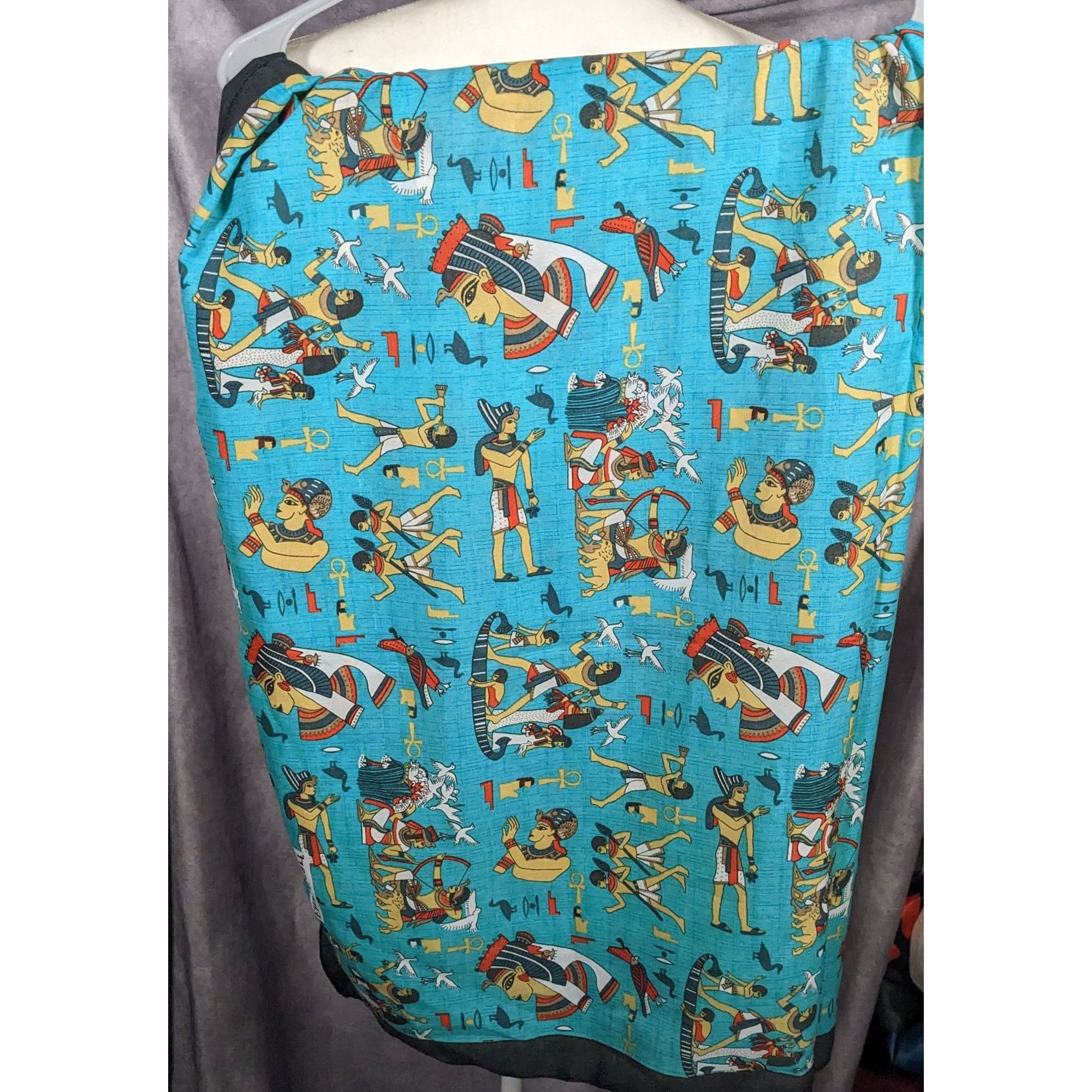 Other Vintage Teal Egyptian Souvenir Ehab Scarf Size ONE SIZE - 14 Thumbnail