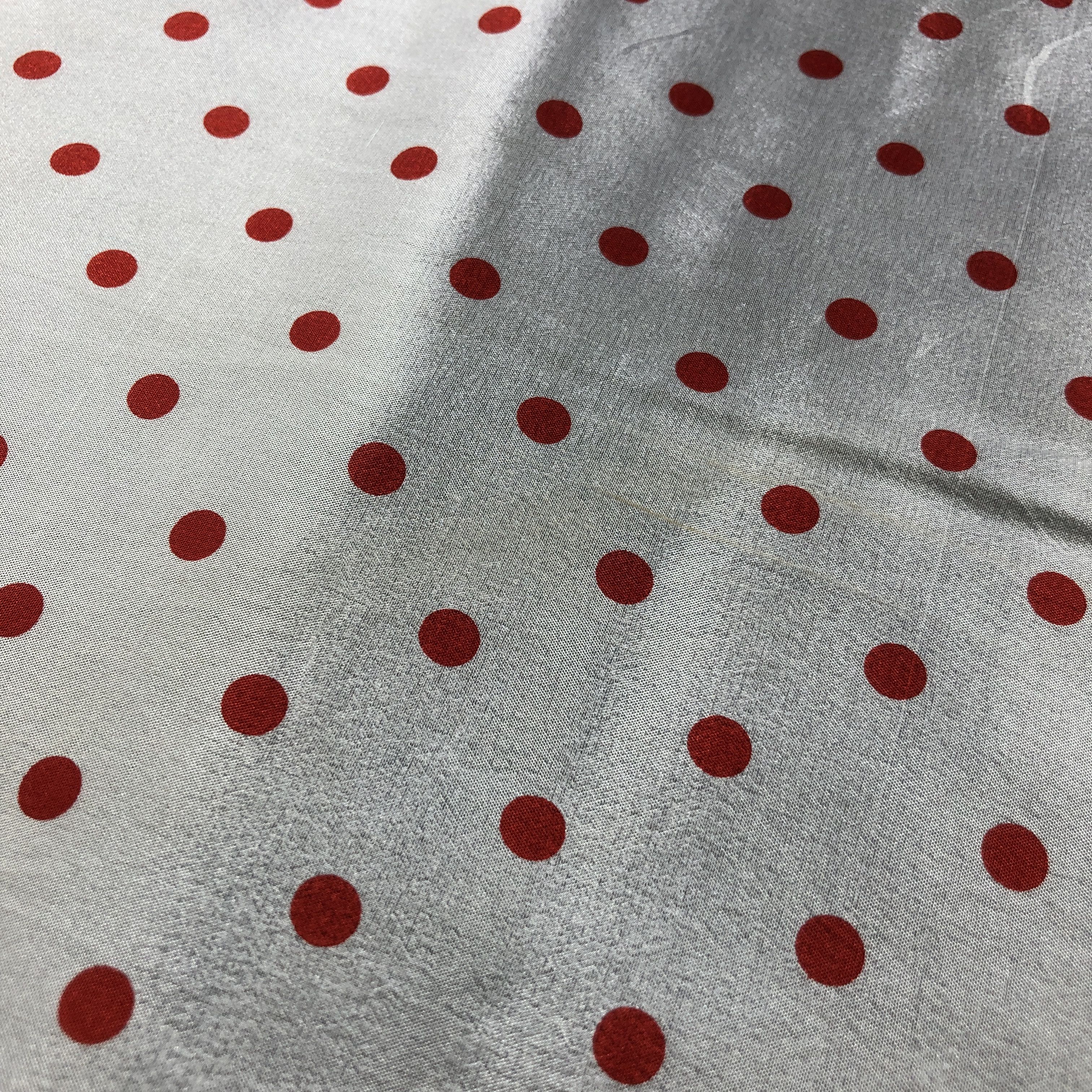 Japanese Brand Elle Polkadots Silk Scarf M1113 Size ONE SIZE - 10 Thumbnail