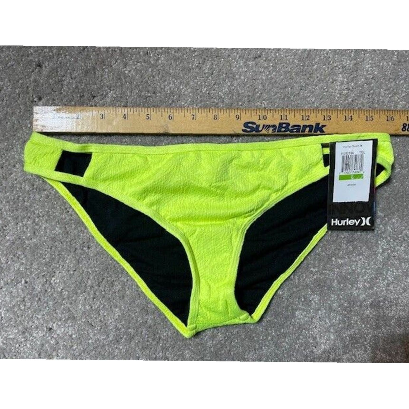 Hurley Hurley Swim Bottom L Neon Rave Spring Break Y2K Hipster Beach Womens Size 36" / US 14 / IT 50 - 4 Thumbnail