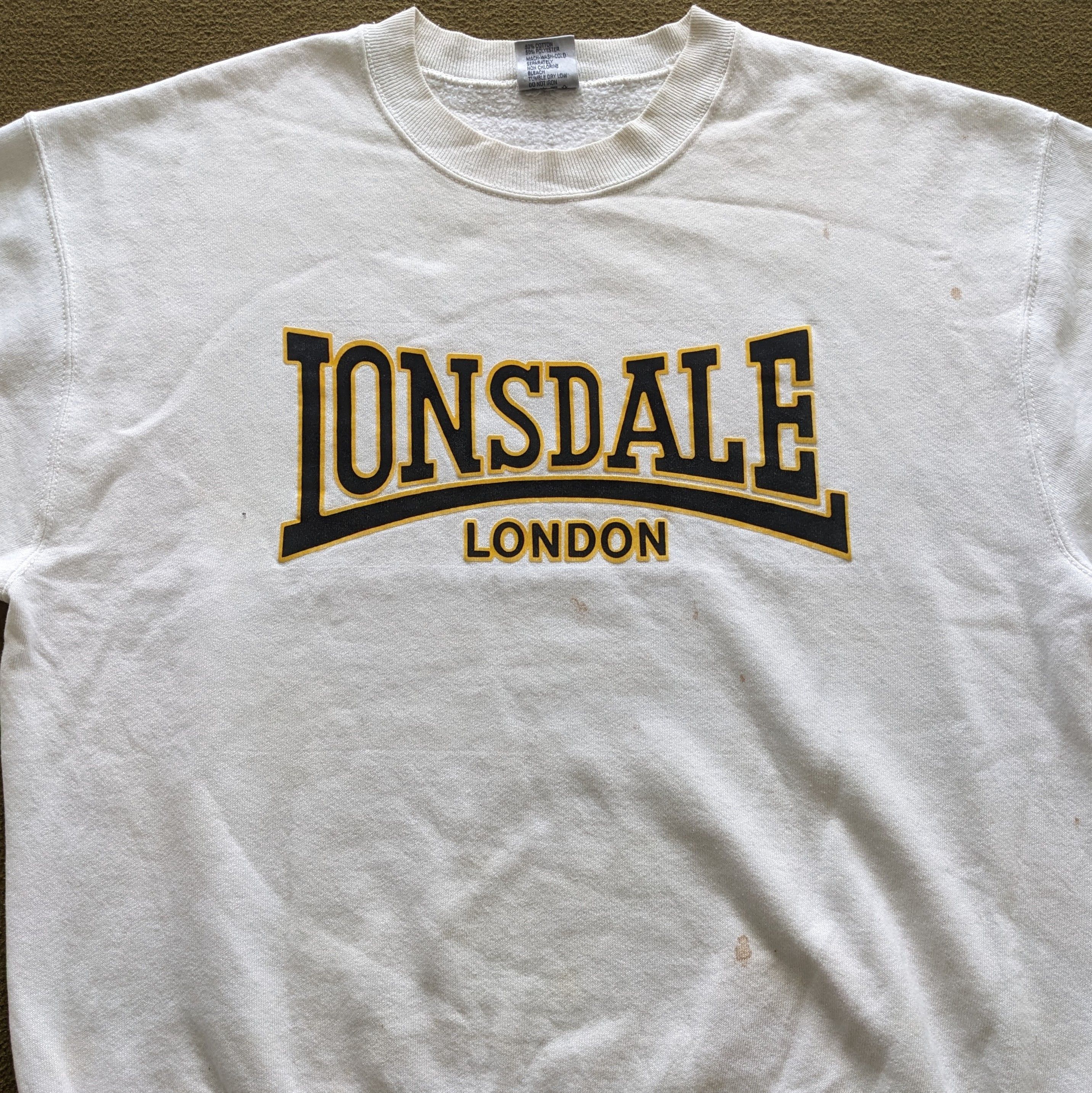 Vintage Vintage LONSDALE London Sweatshirt Size US L / EU 52-54 / 3 - 2 Thumbnail