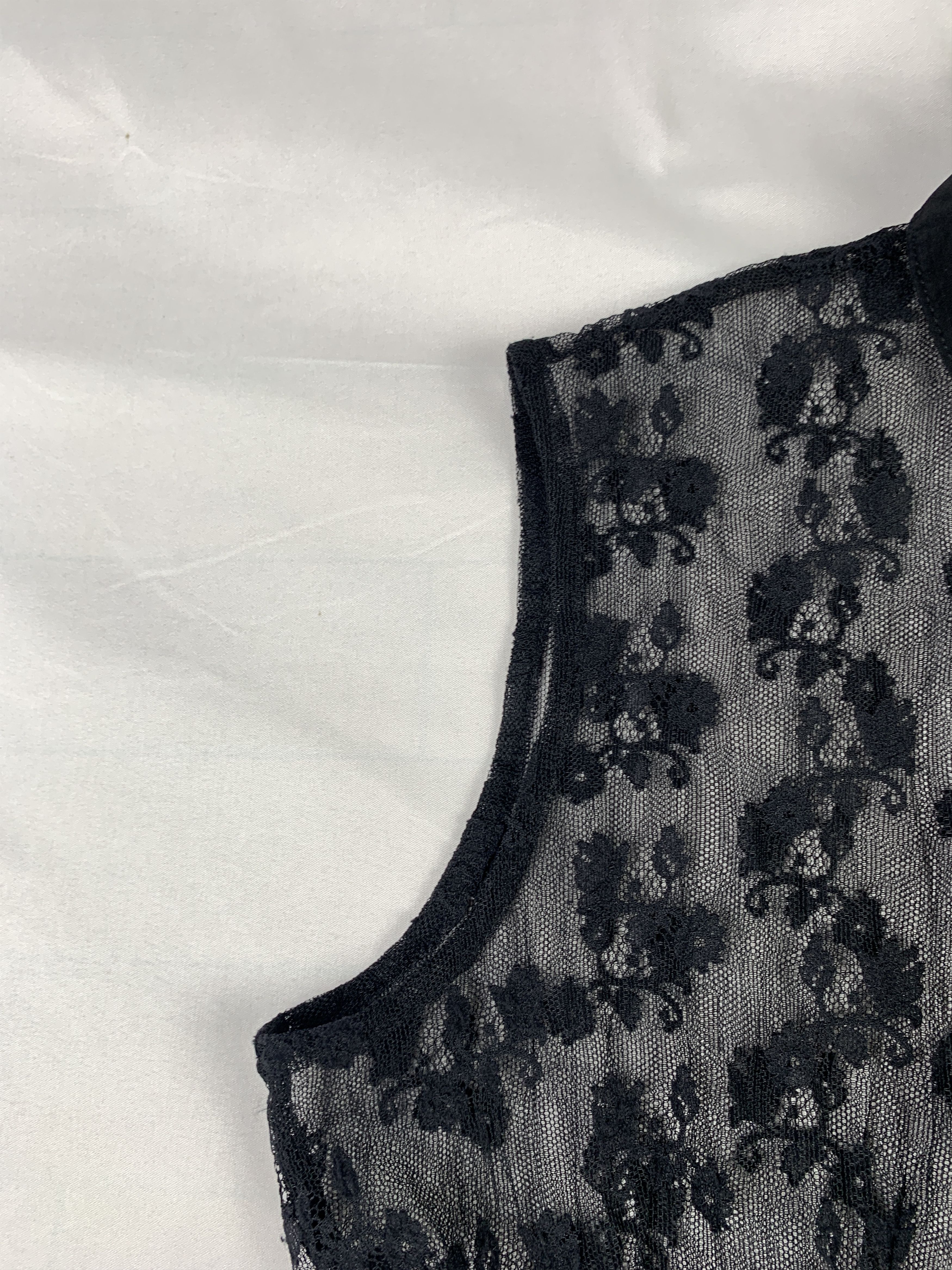 Japanese Brand 2000s NERO Japan Floral Mesh Blous (M) Size M / US 6-8 / IT 42-44 - 6 Thumbnail