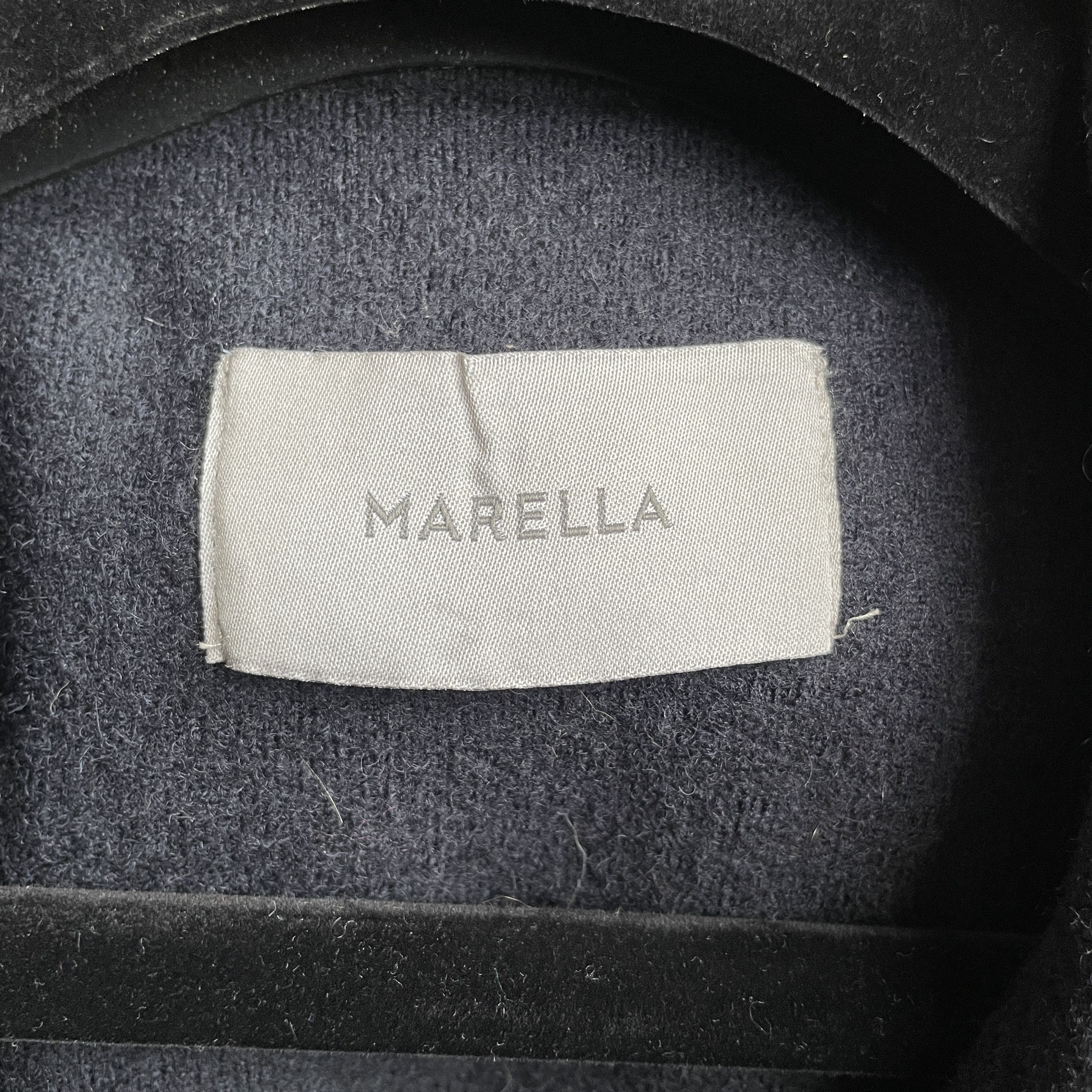 Marella Marella by Max Mara Womens Raw Edge Wool Coat Size S / US 4 / IT 40 - 11 Thumbnail