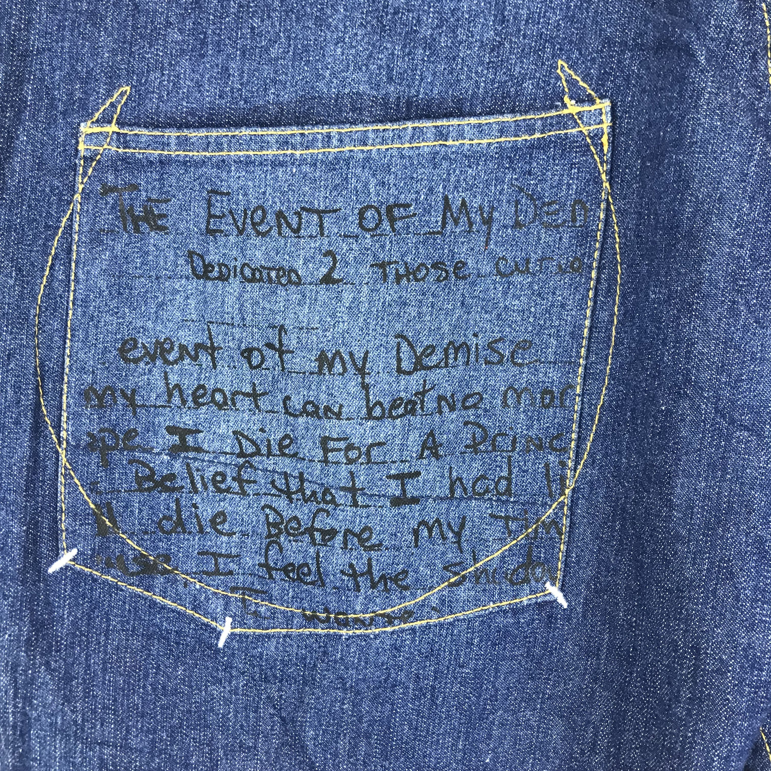 Makaveli X179 BIG SIZE TUPAC MAKAVELI RAP JEANS HIP HOP Size US 43 - 4 Thumbnail