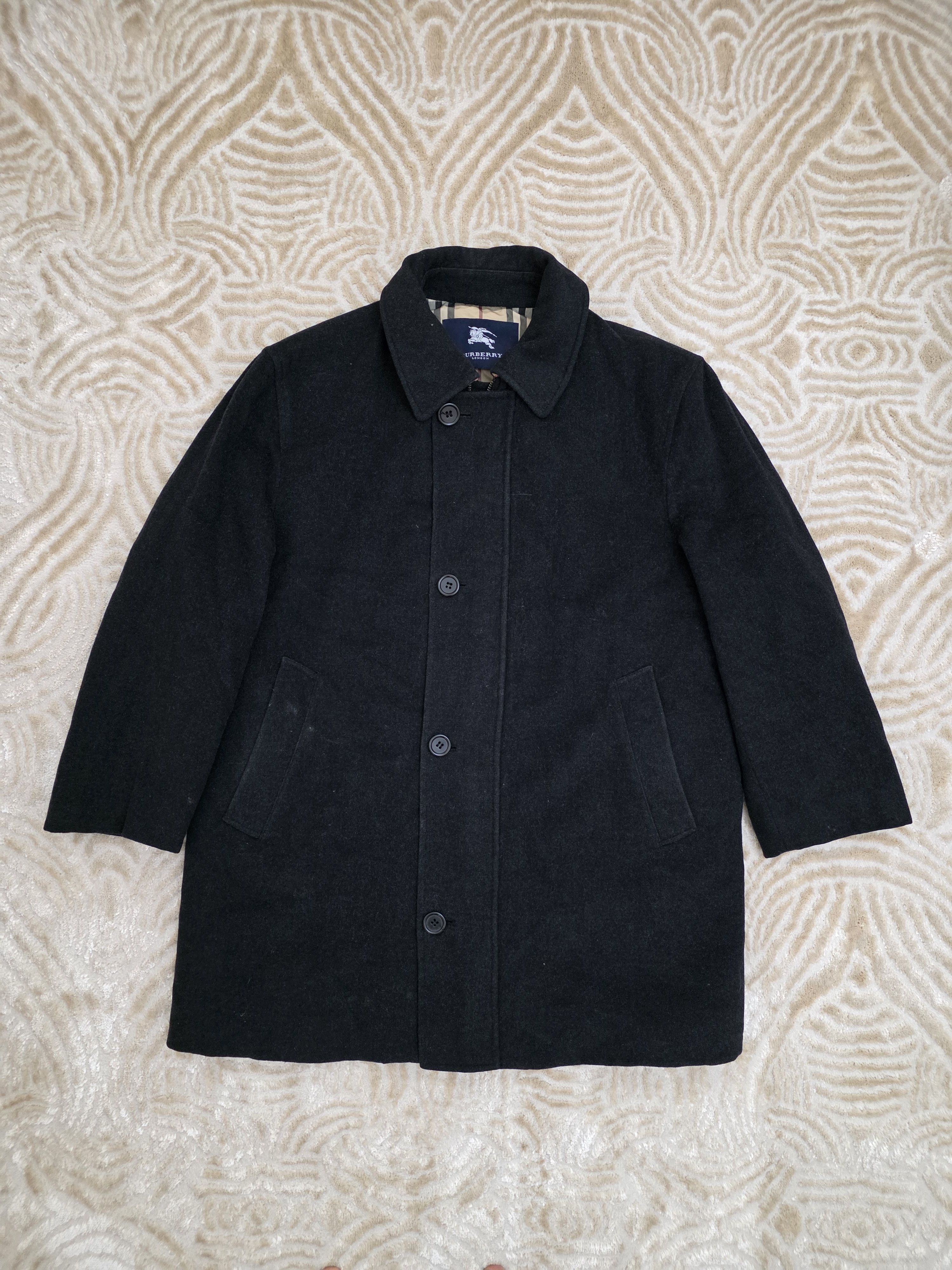 Burberry Burberry London Jacket Overcoat Merino Wool Nova Check Size US L / EU 52-54 / 3 - 4 Thumbnail