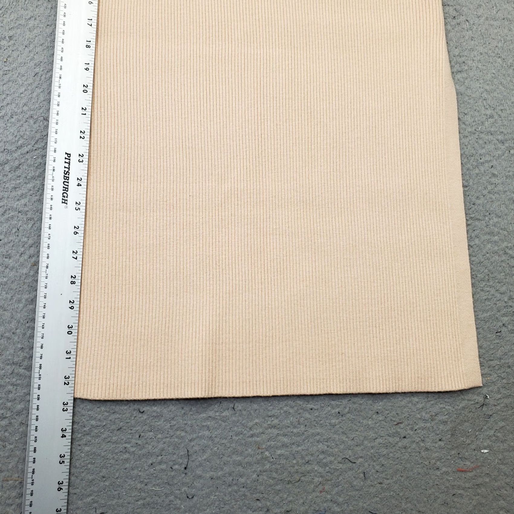 Vintage LOST + WANDER Sandy Rock Midi Skirt Women's XS Tan Ribbed Elastic Waistband, 12.25" Waist, 32.75" Length, NWT, Skirt Size 26" / US 2 / IT 38 - 3 Thumbnail