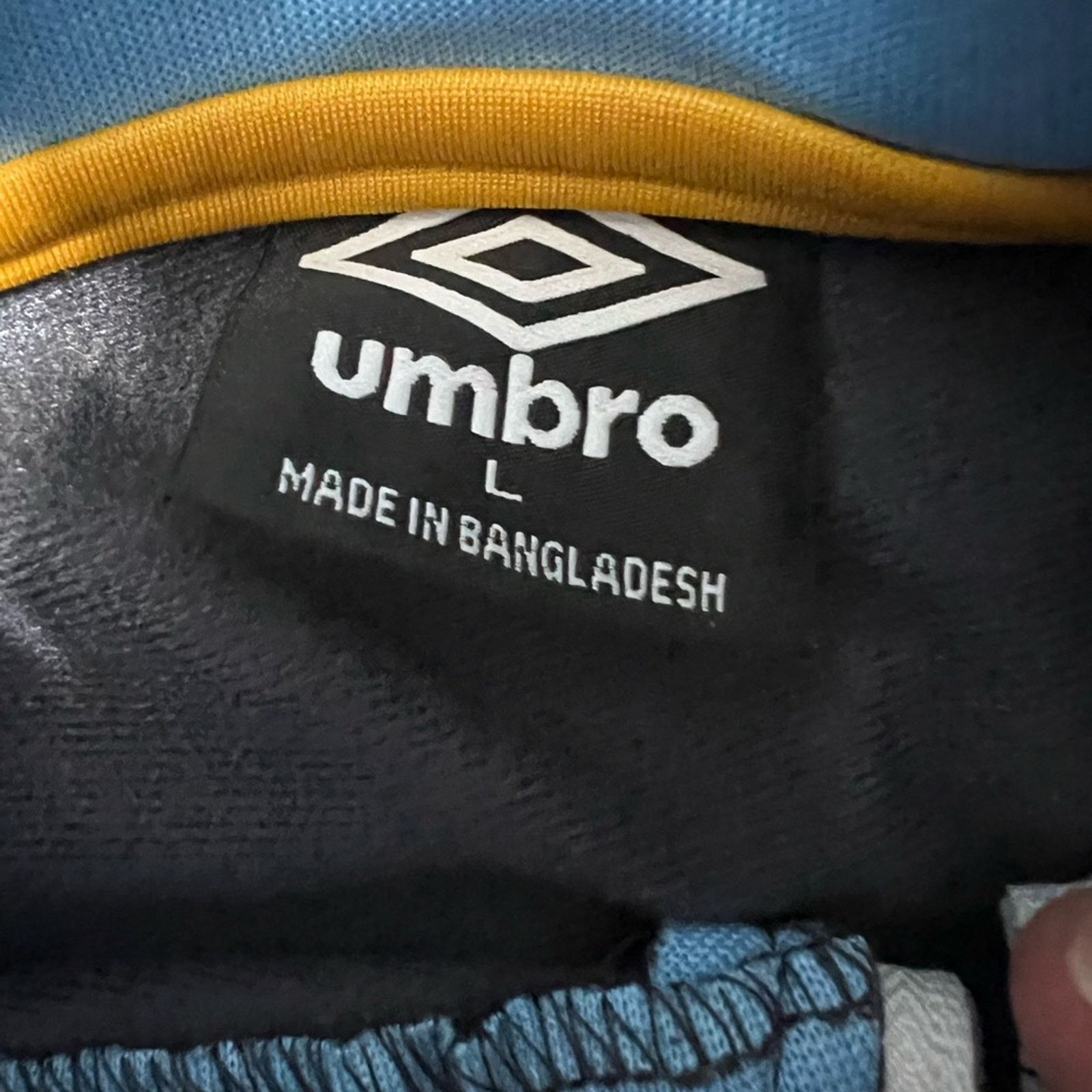 Umbro Argentina Soccer Jacket Men Umbro Full Zip Pockets NWOT Size US L / EU 52-54 / 3 - 6 Thumbnail