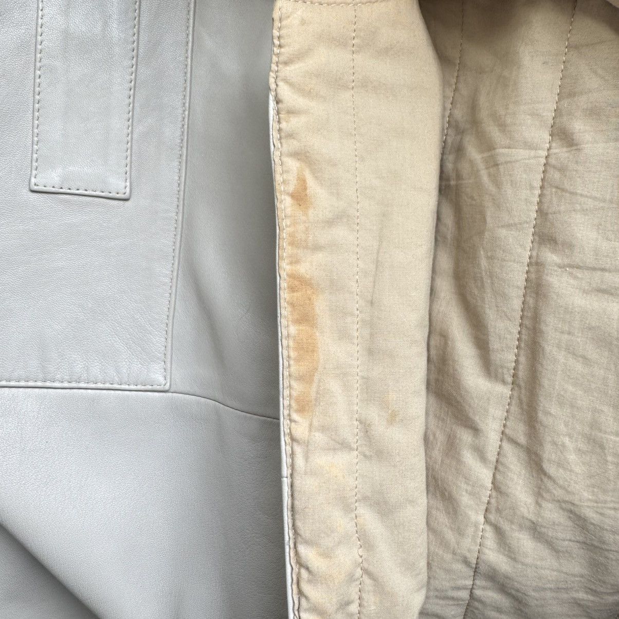 Helmut Lang Helmut Lang SS1998 White Leather Bulletproof Tactical Vest Size US M / EU 48-50 / 2 - 13 Thumbnail
