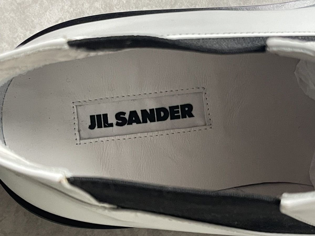 Jil Sander Ankle Boot Spazzolato Optic White Leather Size US 11 / EU 44 - 7 Thumbnail