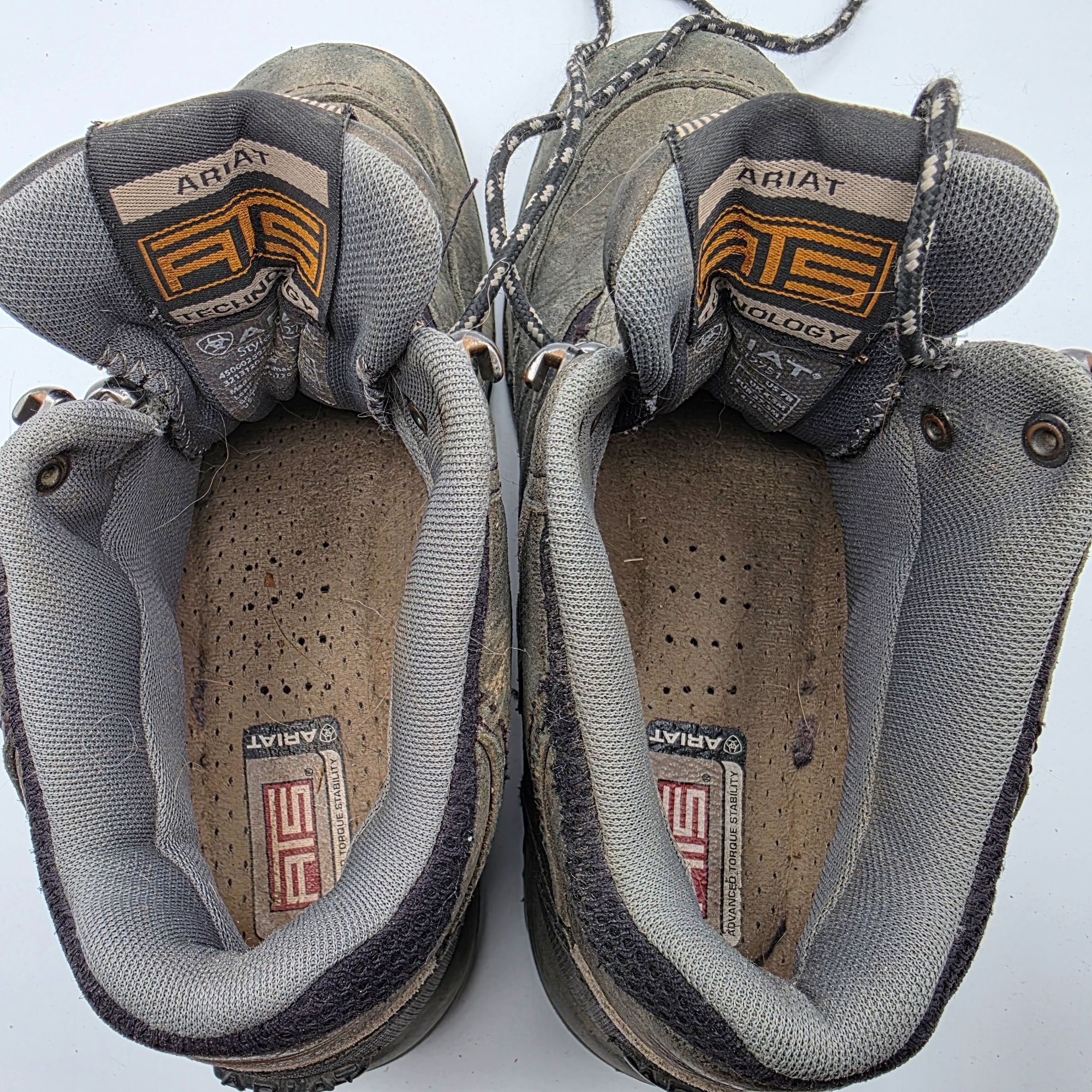 Ariat Ariat ATS Technology Womens Size 7 B Gray Boots Work Outdoor Size US 7 / IT 37 - 6 Thumbnail