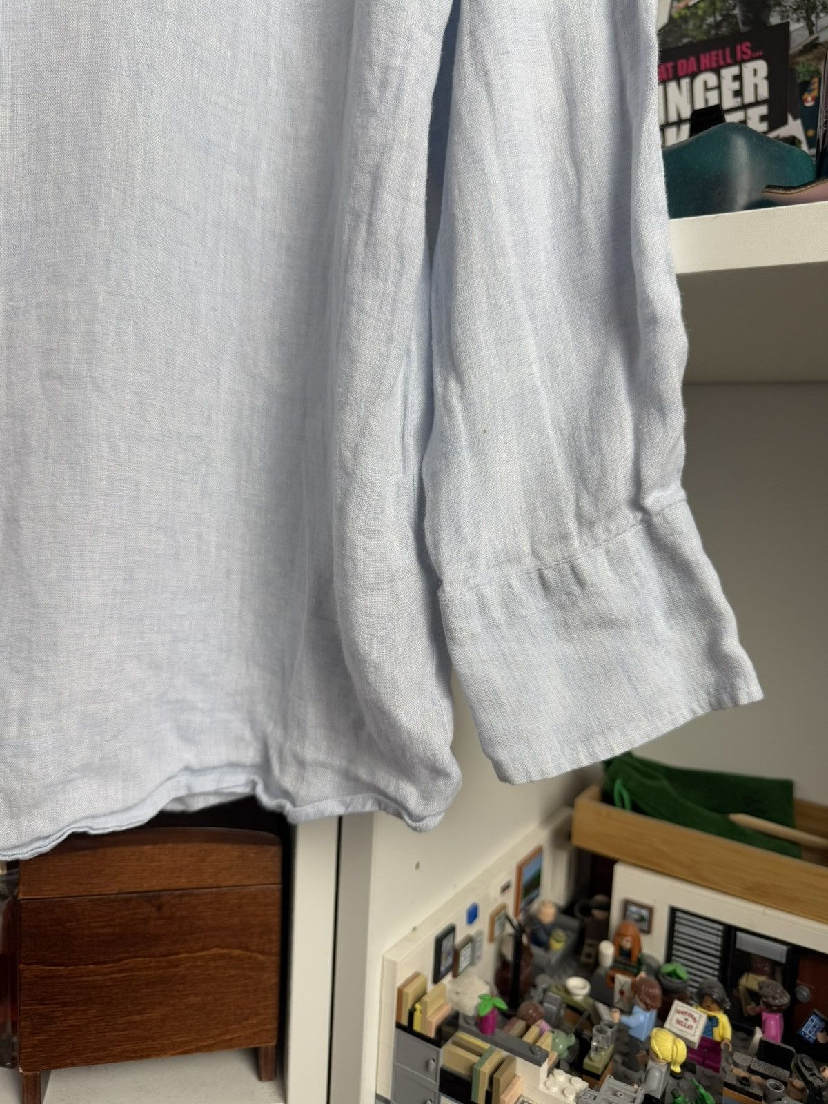Designer × Loro Piana Loro Piana basic slim fit linen shirt XL designer old money Size US XL / EU 56 / 4 - 5 Thumbnail