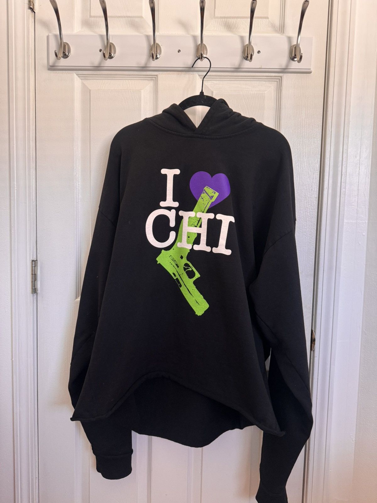 Vlone VLONE “I LOVE CHI” HOODIE. CHICAGO POP-UP EXCLUSIVE Size US XXL / EU 58 / 5 - 1 Thumbnail