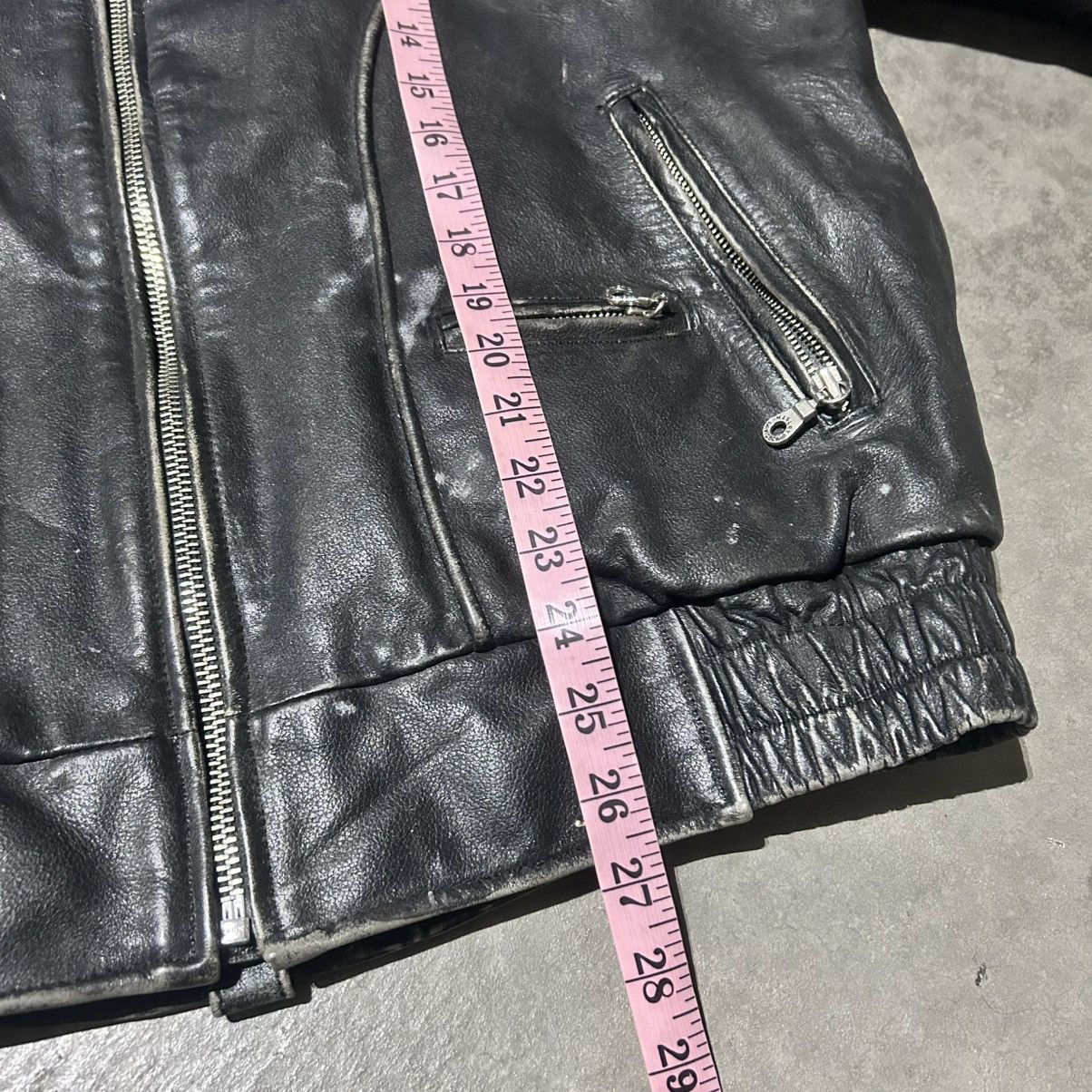 Harley Davidson Vintage harley davidson leather zip up jacket Size US L / EU 52-54 / 3 - 8 Thumbnail