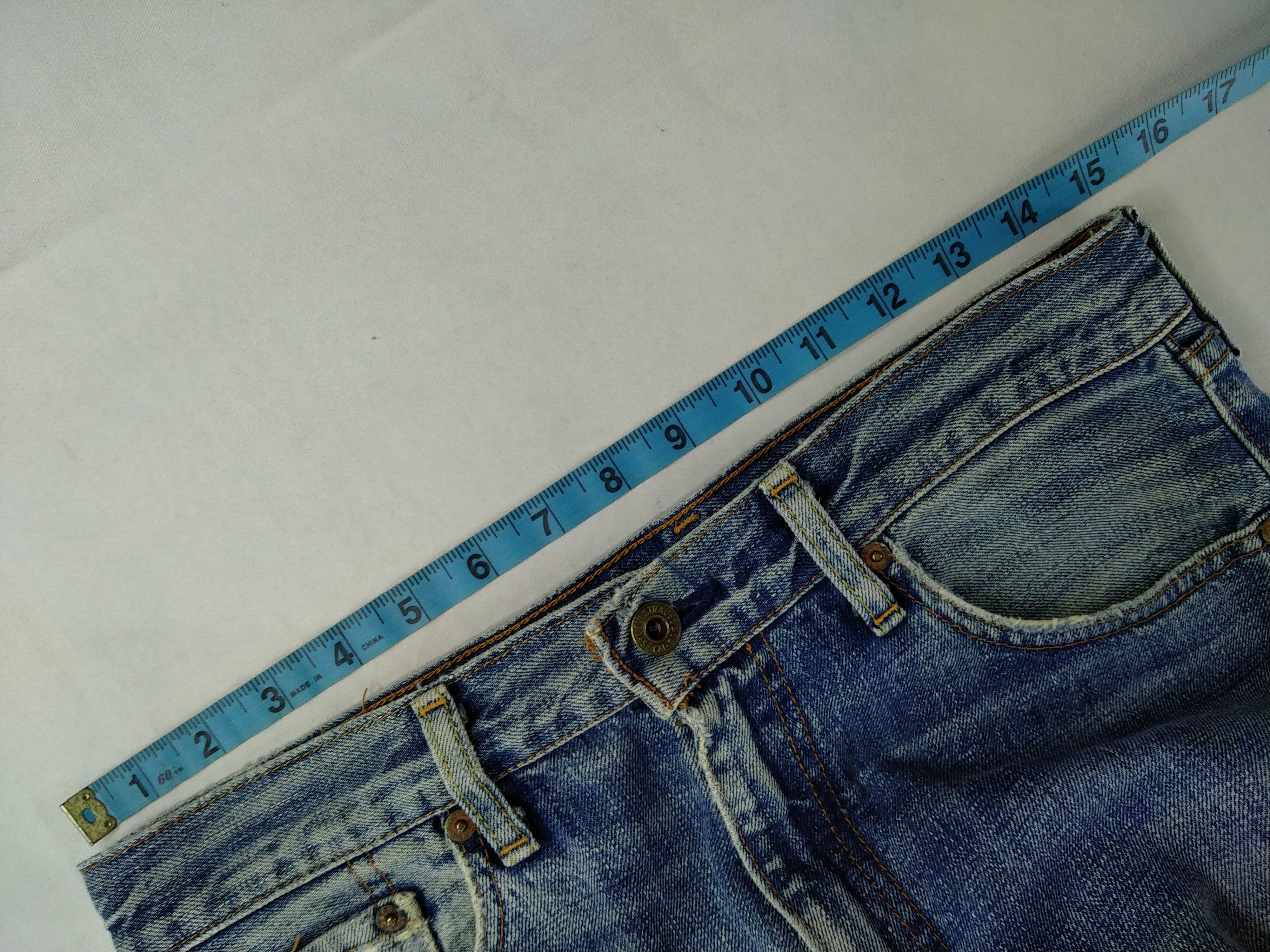 Levi's Blue Distressed Vintage Levi's 502 30x28.5 Denim -JN877 Size US 30 / EU 46 - 5 Thumbnail
