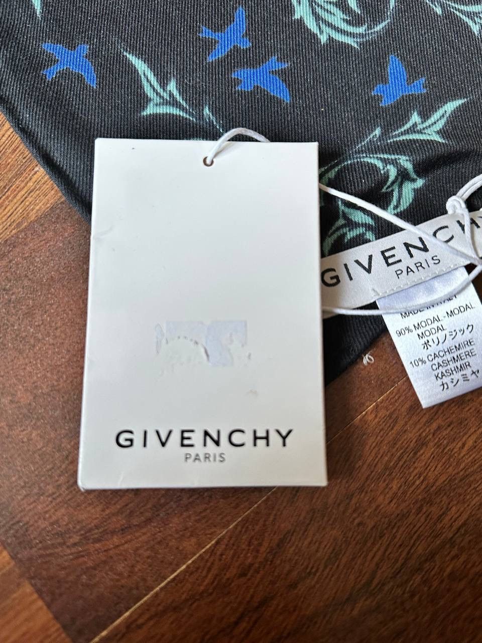 Givenchy Givenchy Studio Homme Scarf Modal-Cashmere print logo New Size ONE SIZE - 8 Thumbnail