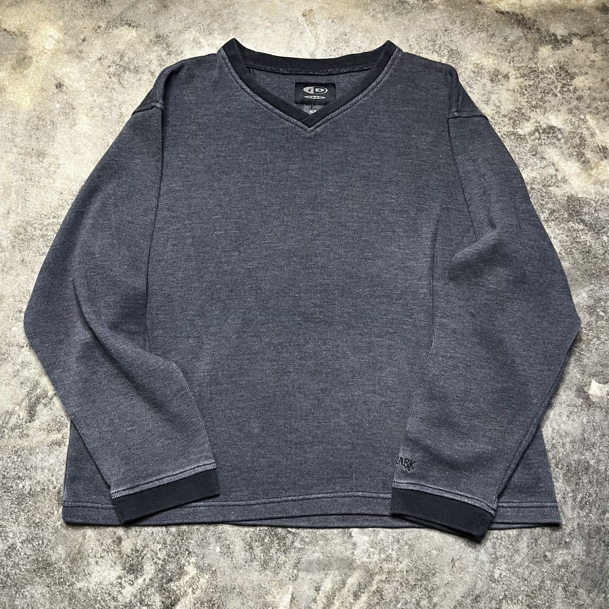 Vintage vintage longsleeve faded black baggy gray tshirt Size US XL / EU 56 / 4 - 1 Thumbnail