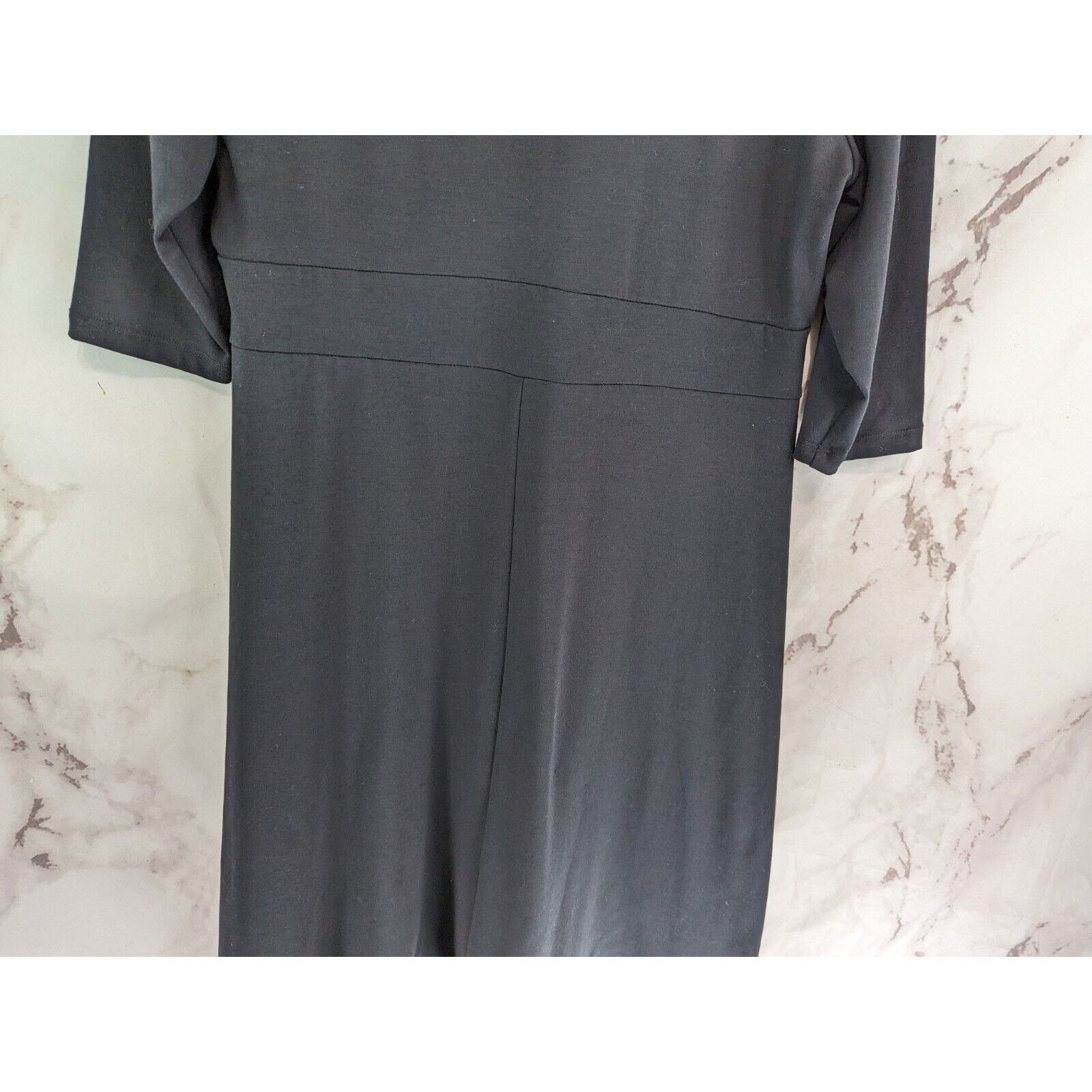 Eddie Bauer Eddie Bauer Dress Womens XL Travex Black V Neck Knee Size XL / US 12-14 / IT 48-50 - 7 Thumbnail