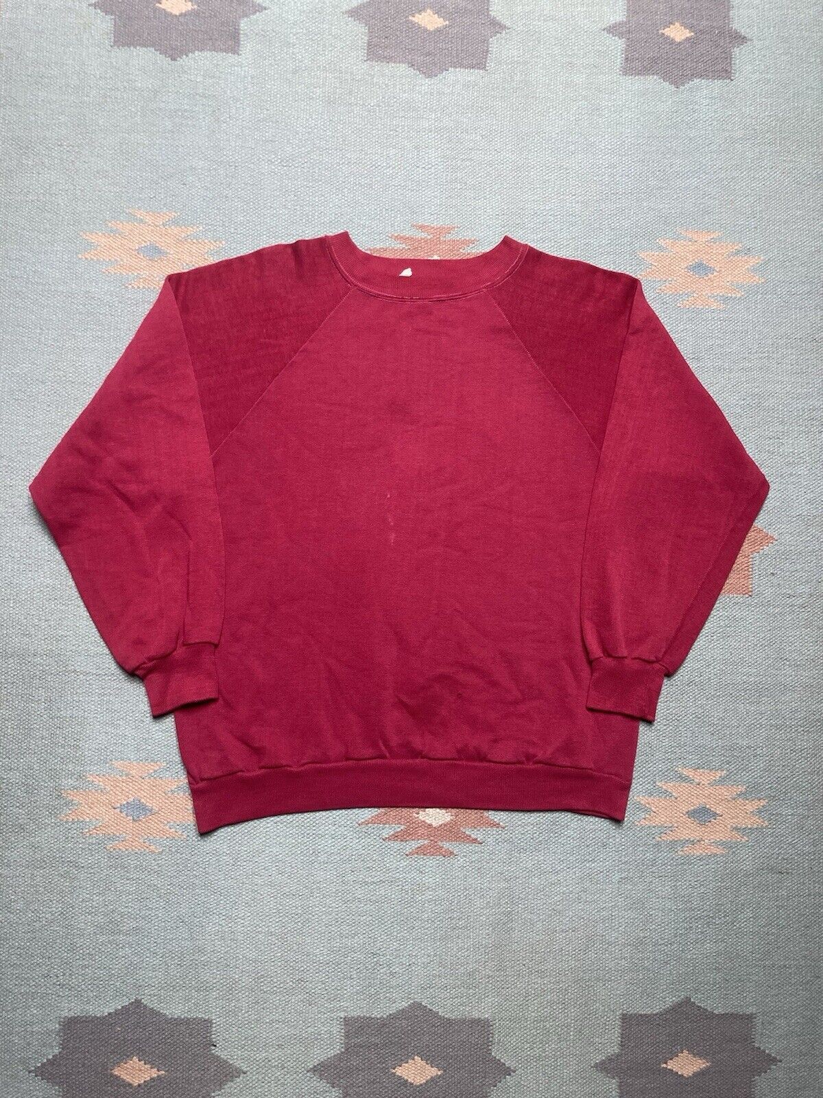 Fruit Of The Loom × Vintage 60s crewneck sweatshirt fruit of loom golden blank maroon M Size US M / EU 48-50 / 2 - 1 Thumbnail