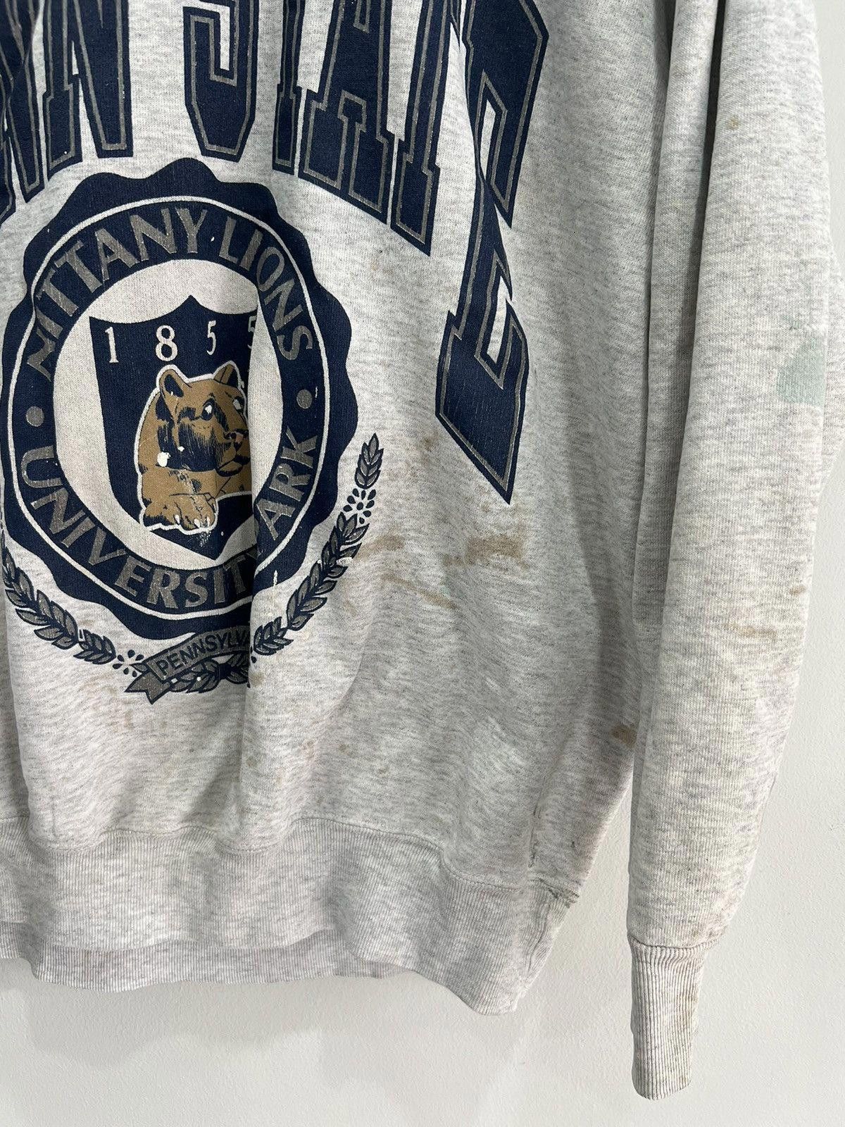 Vintage Vintage Penn State Thrashed Sweater sweatshirt Size US XL / EU 56 / 4 - 3 Thumbnail