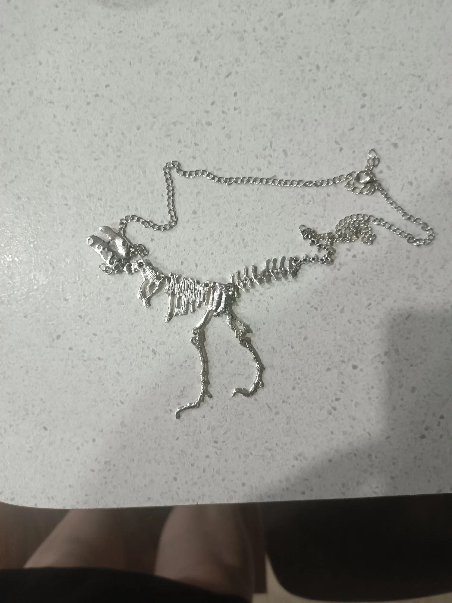 Jewelry 50cm Gothic Tyrannosaurus Rex Skeleton Dinosaur Necklace Size ONE SIZE - 4 Thumbnail