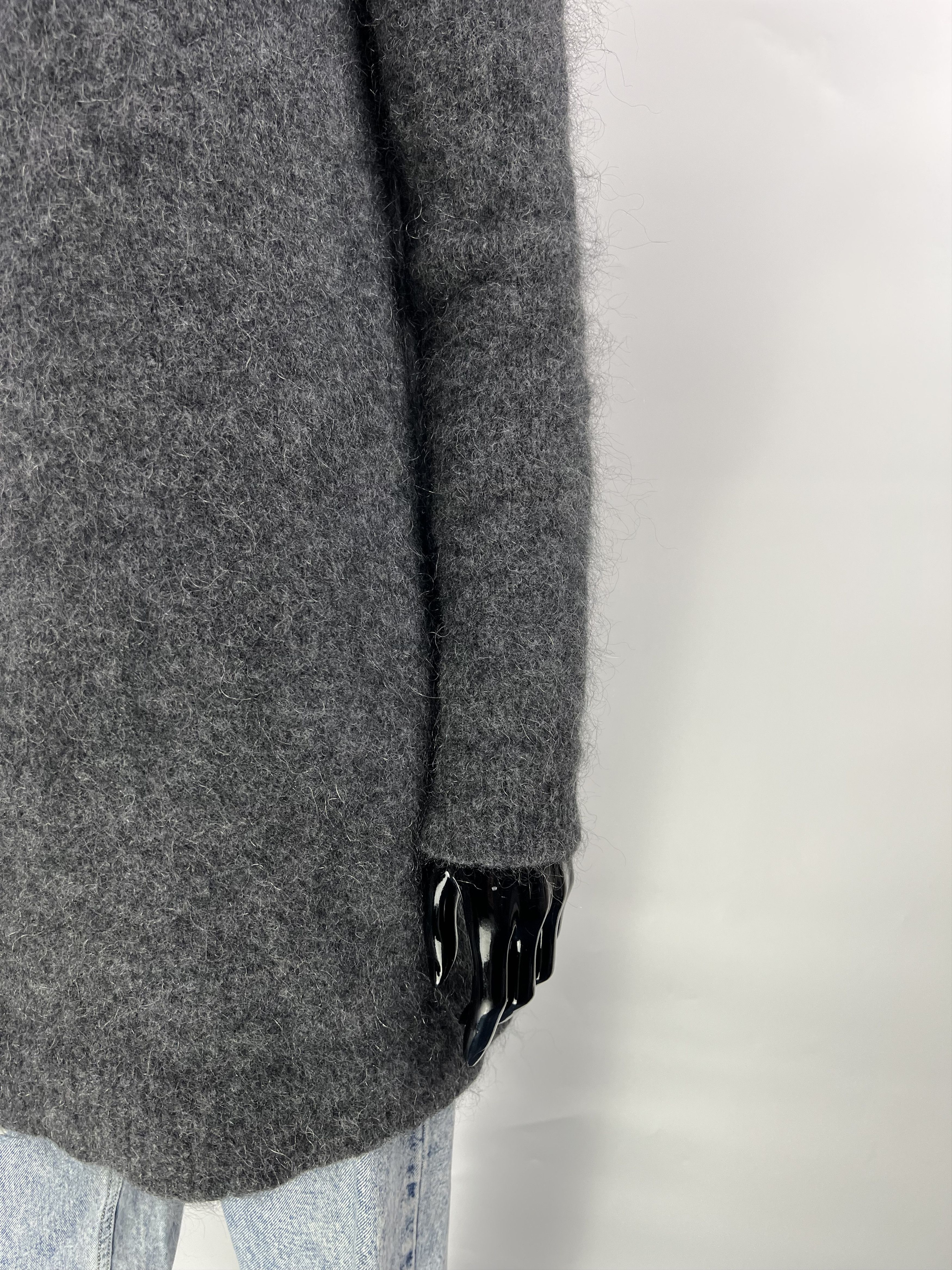 Sezane SEZANE Polly Mottled Kid Mohair Wool Blend Sweater Dress Size S / US 4 / IT 40 - 7 Thumbnail