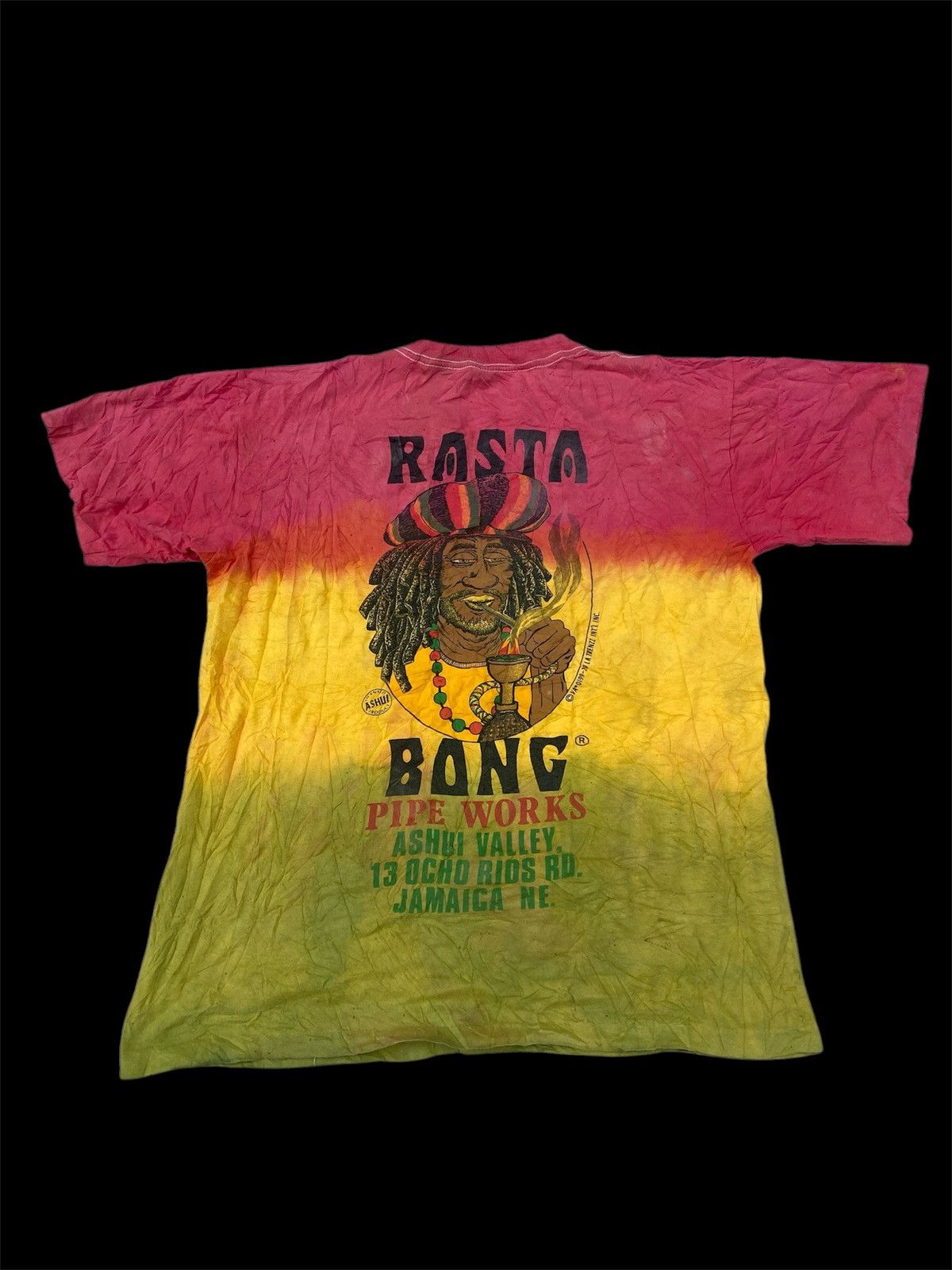 Band Tees × Bob Marley × Vintage Vintage Rasta Bong Size US L / EU 52-54 / 3 - 1 Thumbnail