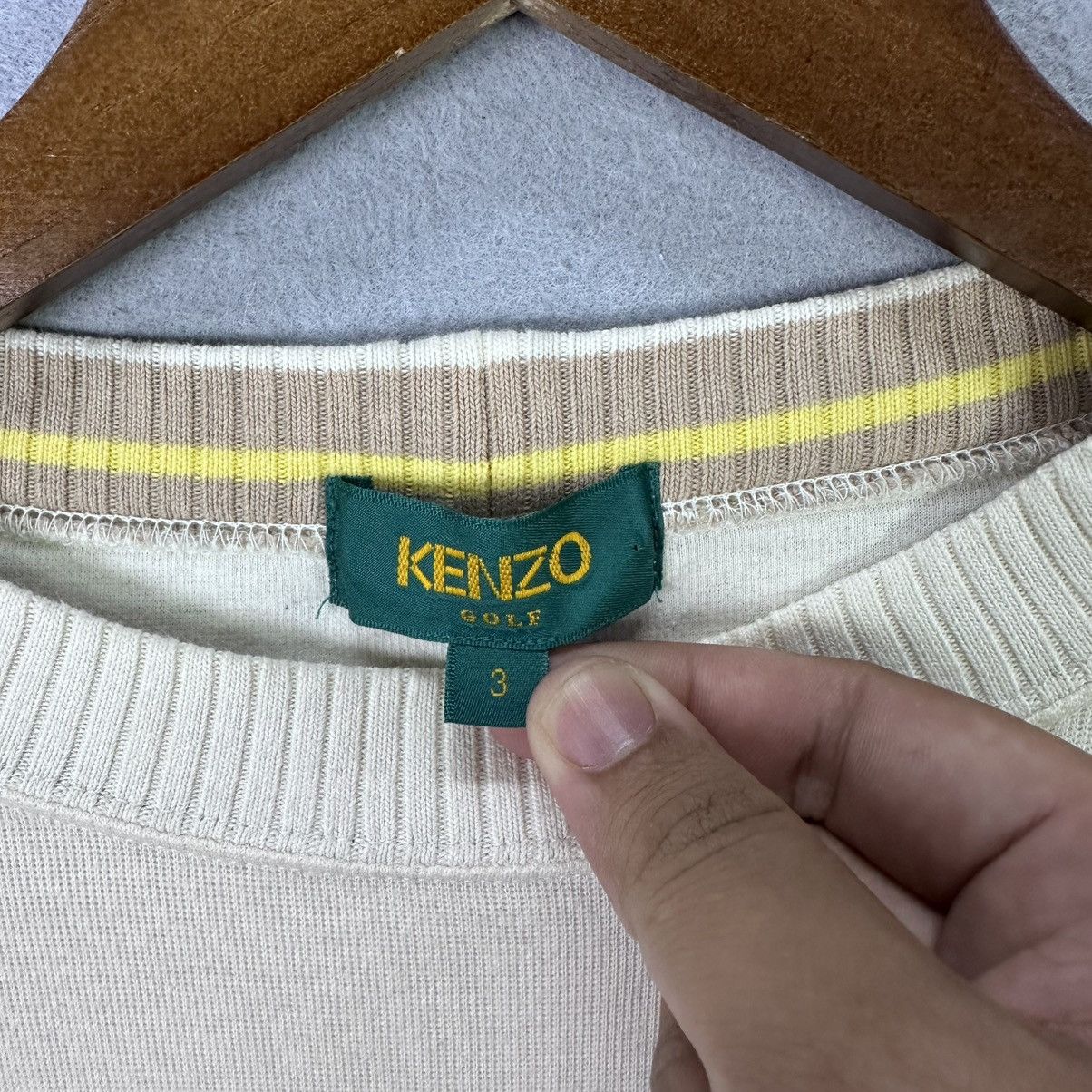 Kenzo Vintage 90s Kenzo Golf Sweatshirt Big Logo Crewneck Size US L / EU 52-54 / 3 - 3 Thumbnail