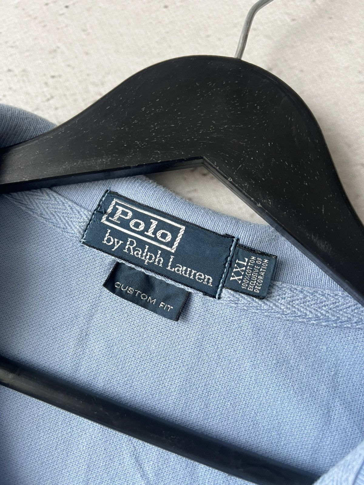 Polo Ralph Lauren 🐎🐎 Y2K Ralph Lauren Vintage Polo Shirt Blue L Size US XXL / EU 58 / 5 - 7 Thumbnail