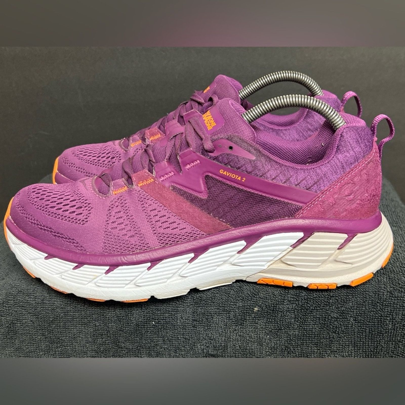 Hoka One One Womens Gaviota 2 Pink Running Shoes Size 9.5