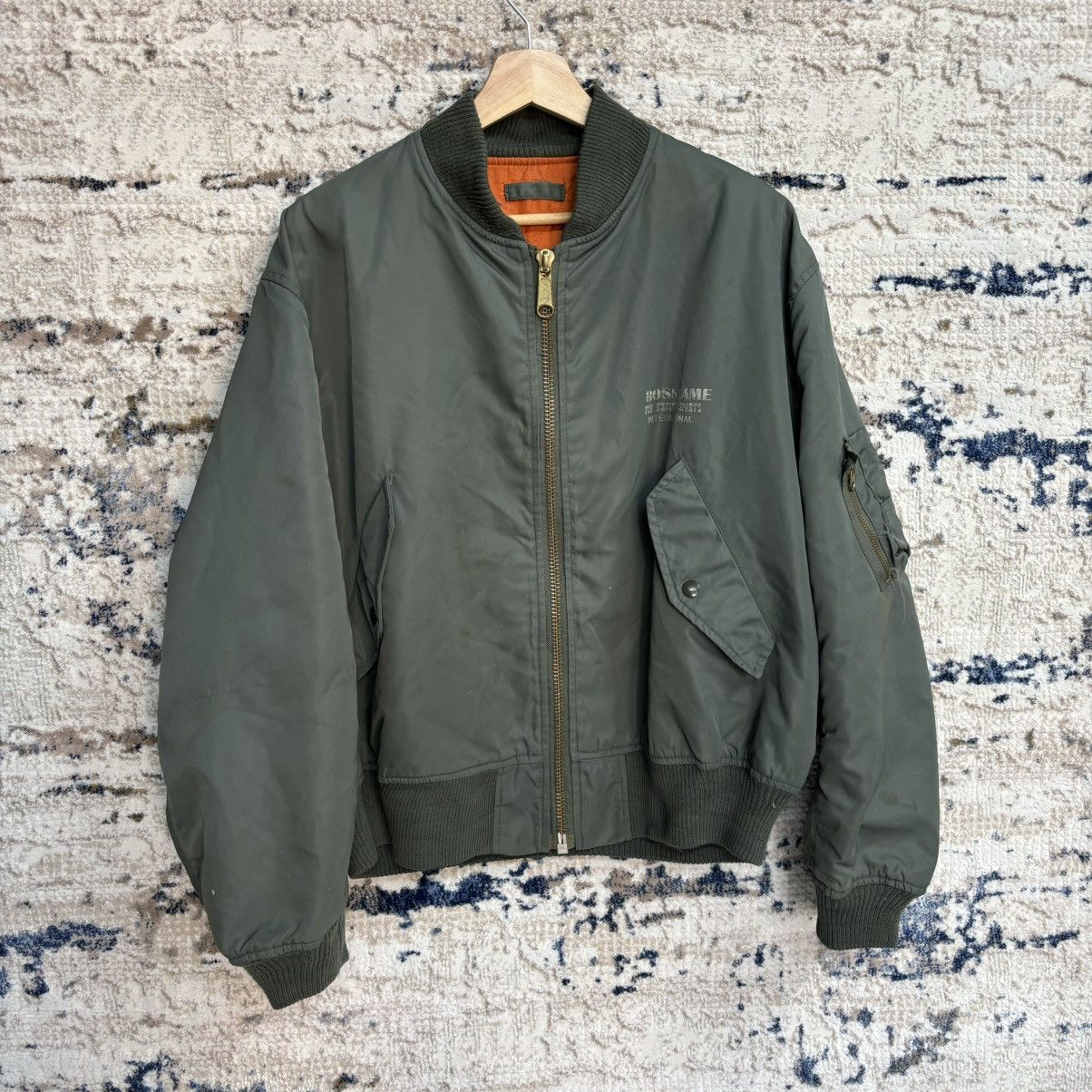 Japanese Brand × Vintage Vintage BOSS GAME Bomber Jacket Rare Design Size US L / EU 52-54 / 3 - 2 Thumbnail