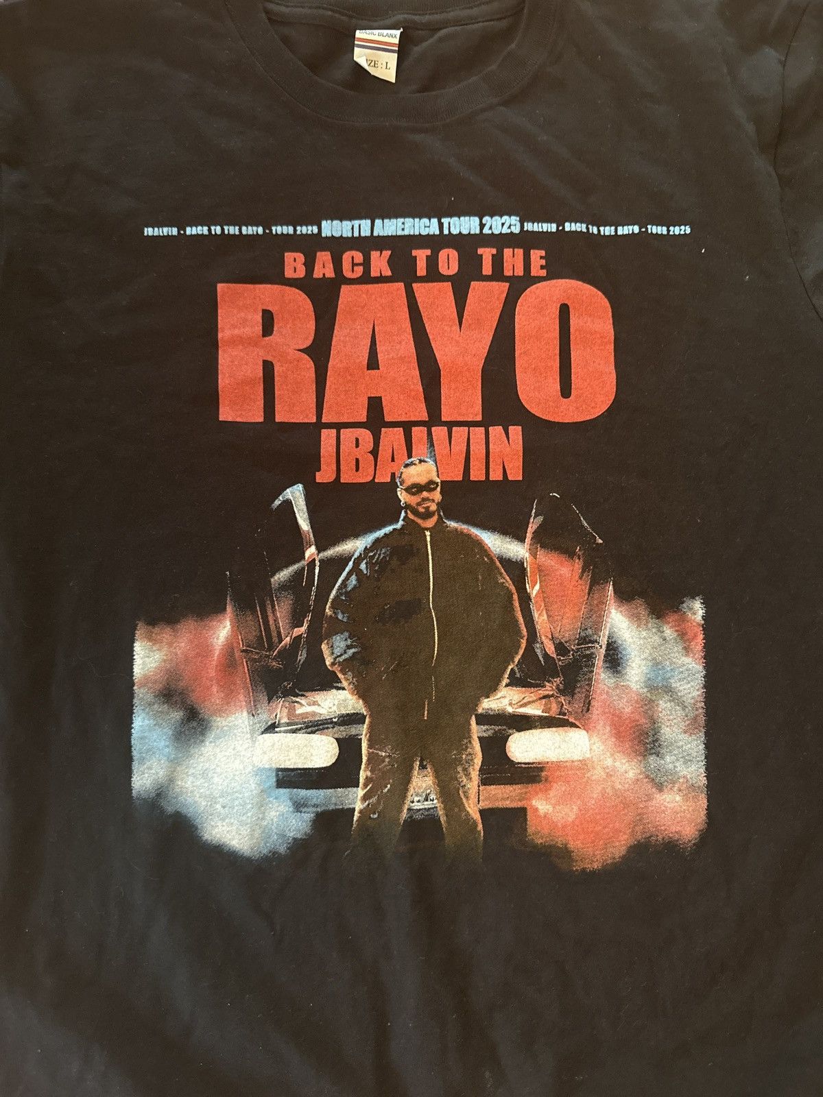 Band Tees J Balvin Back to the Rayo North America tour 2025 Size US L / EU 52-54 / 3 - 1 Thumbnail