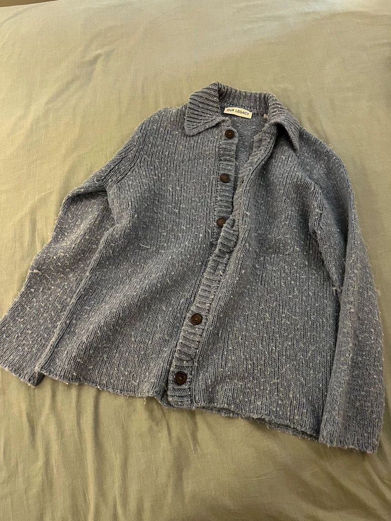 Our Legacy Our Legacy22fw Big Cardigan Wool Cardigan Size US M / EU 48-50 / 2 - 1 Thumbnail