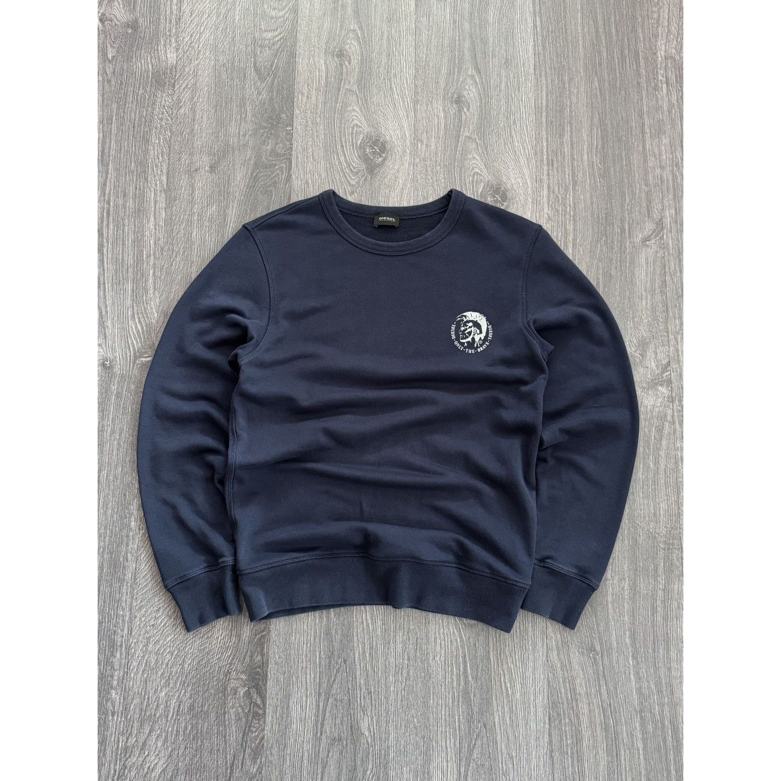 Diesel Diesel Navy SWT-Willy Crew Neck Sweatshirt Size US M / EU 48-50 / 2 - 1 Thumbnail