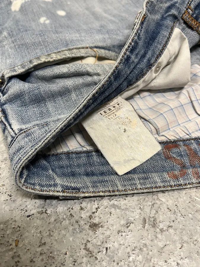 Dolce & Gabbana × Vintage SS2006 Dolce Gabbana Blue Distressed Denim Jeans Size US 32 / EU 48 - 14 Thumbnail