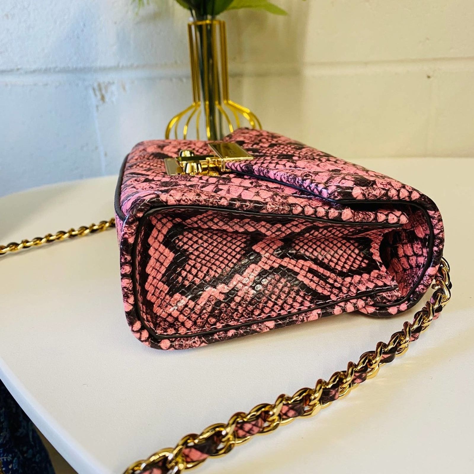 Michael Kors Michael Kors Rose 35S1GXOC1E Small Crossbody Bag Carnation Size ONE SIZE - 4 Thumbnail