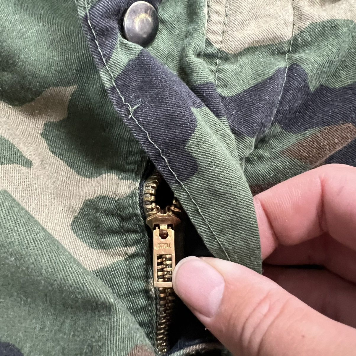 Vintage Vintage 80s camo military cargo pants Size 26" / US 2 / IT 38 - 5 Thumbnail