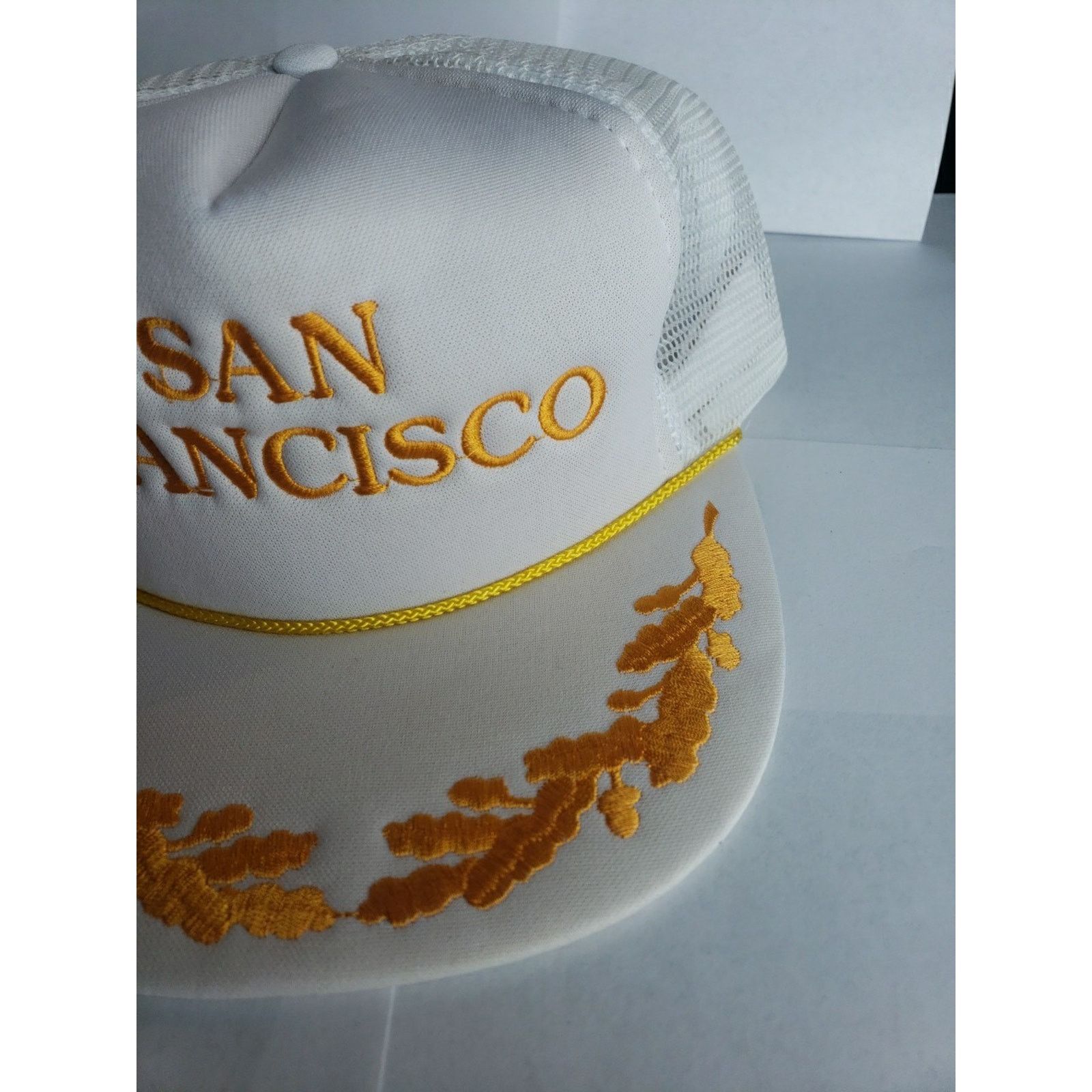 Other 80s 90s San Francisco Rope Gold Scrambled Egg Trucker Hat Size ONE SIZE - 4 Thumbnail