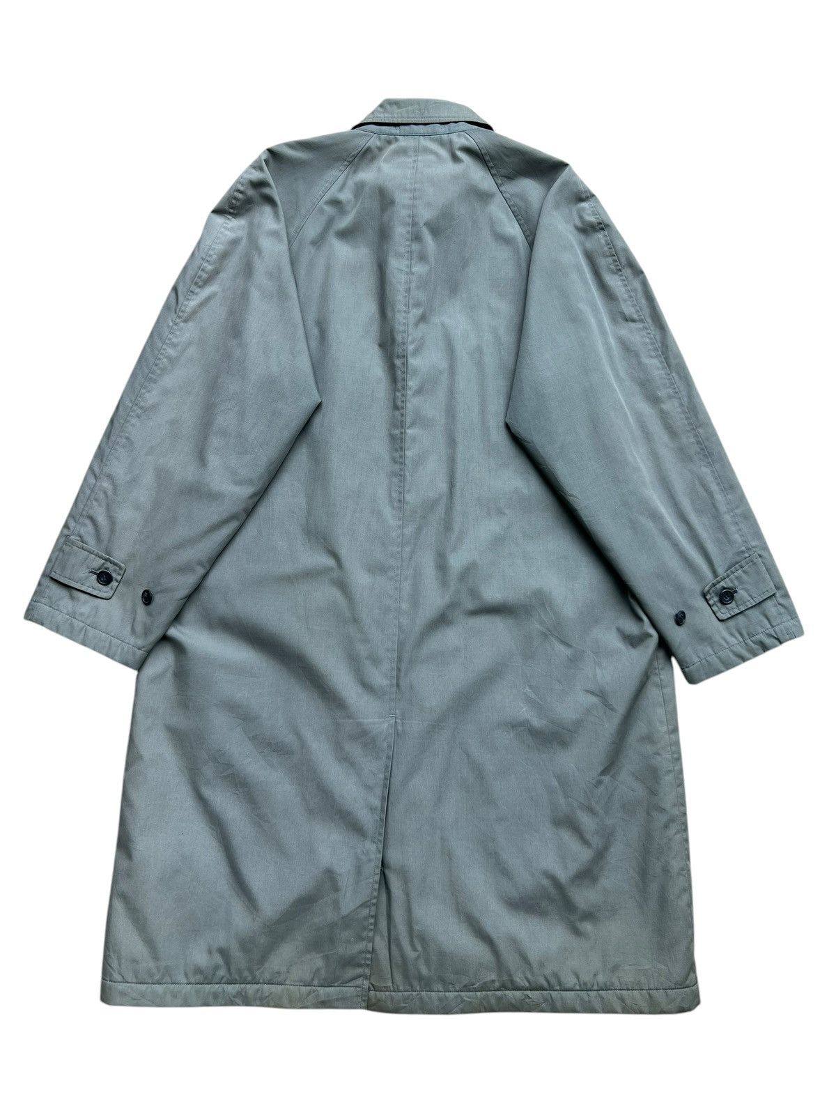Japanese Brand Takashiyama Blue Trench Coat Size US L / EU 52-54 / 3 - 2 Thumbnail