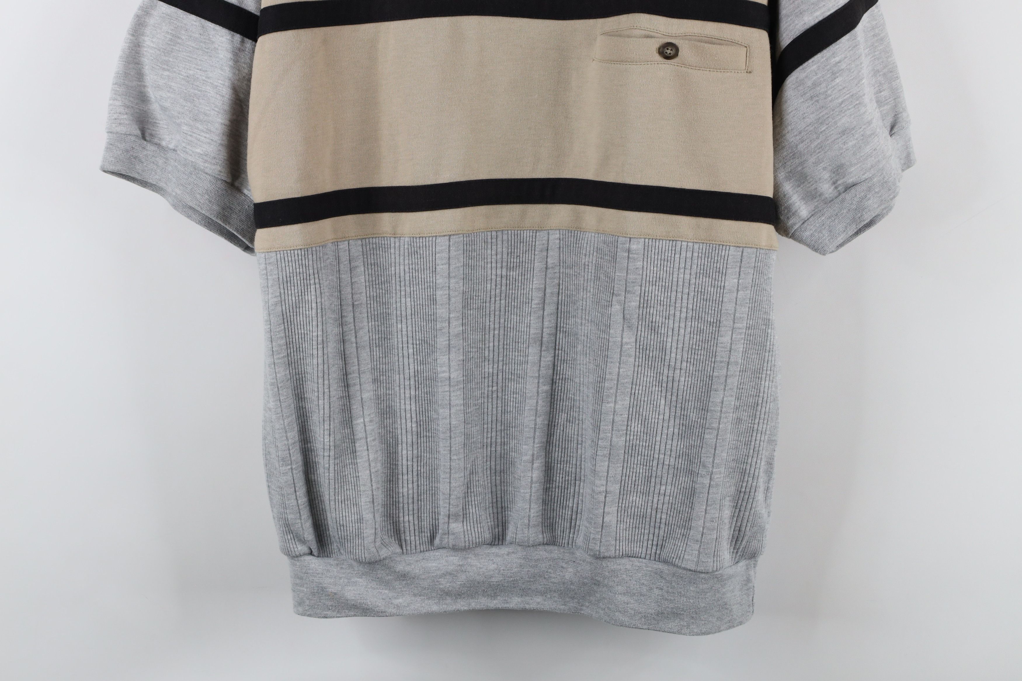 Vintage Vintage 90s Streetwear Block Collared Pullover Polo Shirt Size US M / EU 48-50 / 2 - 3 Thumbnail