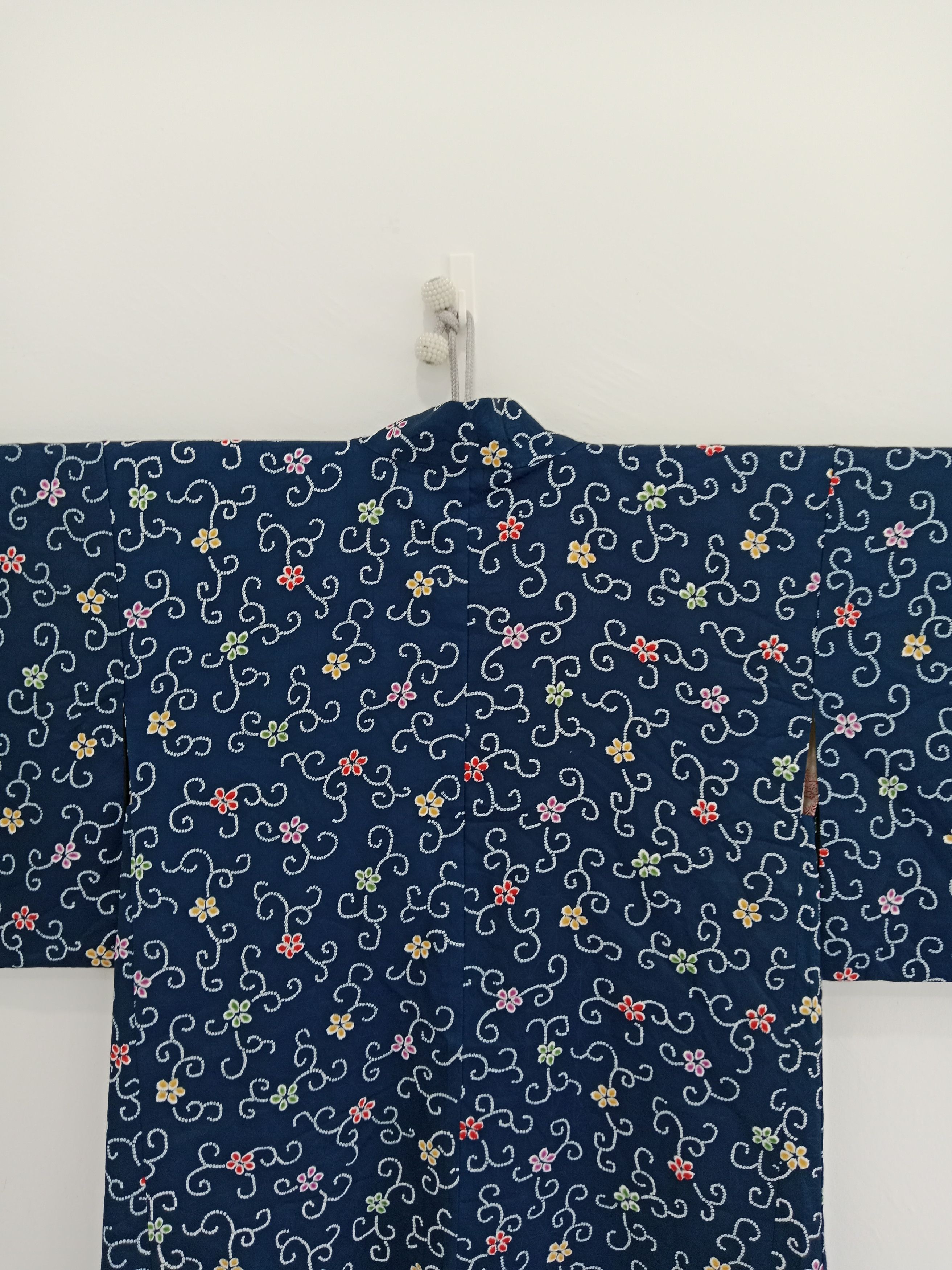 Japanese Brand Vintage Haori Kimono Flower Motif Japanese Style Size US L / EU 52-54 / 3 - 6 Thumbnail