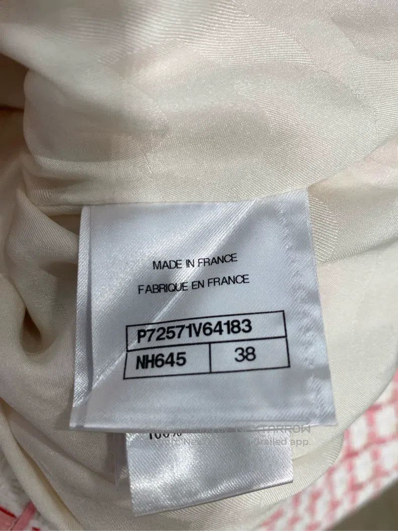 Chanel Chanel 22-year-old pink wide-print jacket Size XS / US 0-2 / IT 36-38 - 5 Thumbnail