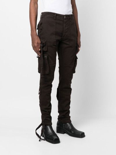 Amiri o1mle0424 Tactical Denim Cargo Pant in Brown Size US 29 - 3 Thumbnail