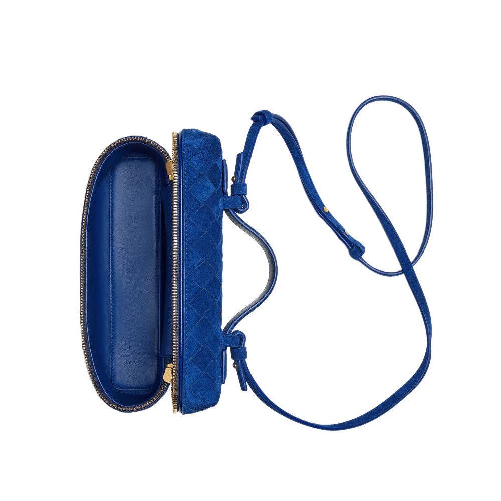 Bottega Veneta BOTTEGA VENETA Bang Bang $3200 Blue Royal Suede Vanity Case Size ONE SIZE - 2 Thumbnail