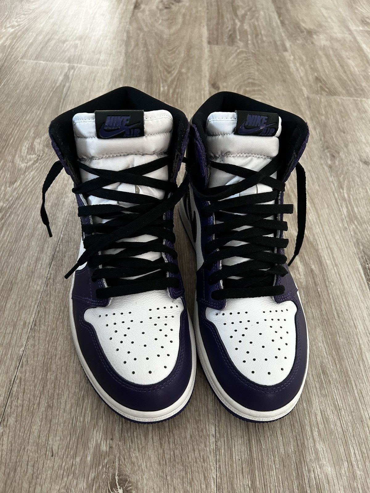 Jordan Brand × Nike Air Jordan 1 Retro High OG Court Purple Size US 8.5 / EU 41-42 - 6 Thumbnail