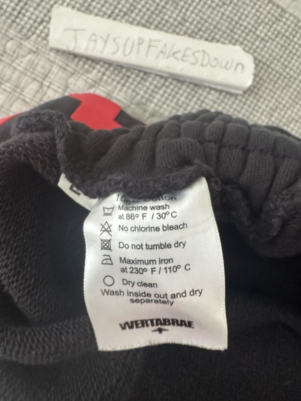 Vertabrae Vertabrae C-2 Sweatpants Size Large Black & Red Size US 33 - 4 Thumbnail