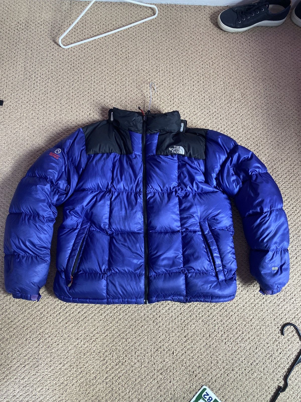 image of Vintage The North Face Summit Series Lhotse 800 Down Jacket in Blue, Men's (Size Medium)