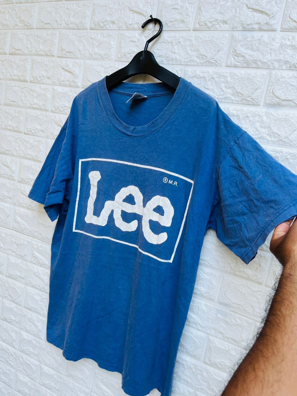 Vintage LEE Big Logo Designer Fashion Style